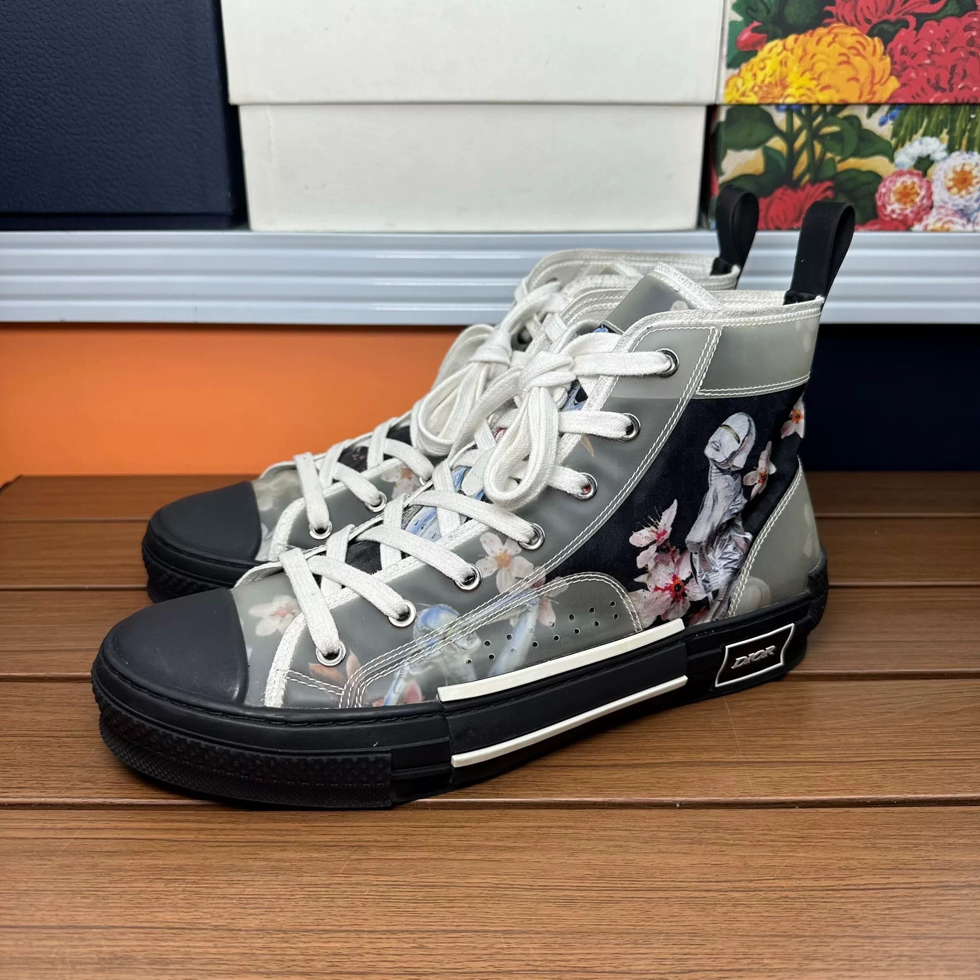 Dior Dior Collab Hitop Sneakers it_41 Women Size US 11 / IT 41 - 1 Thumbnail