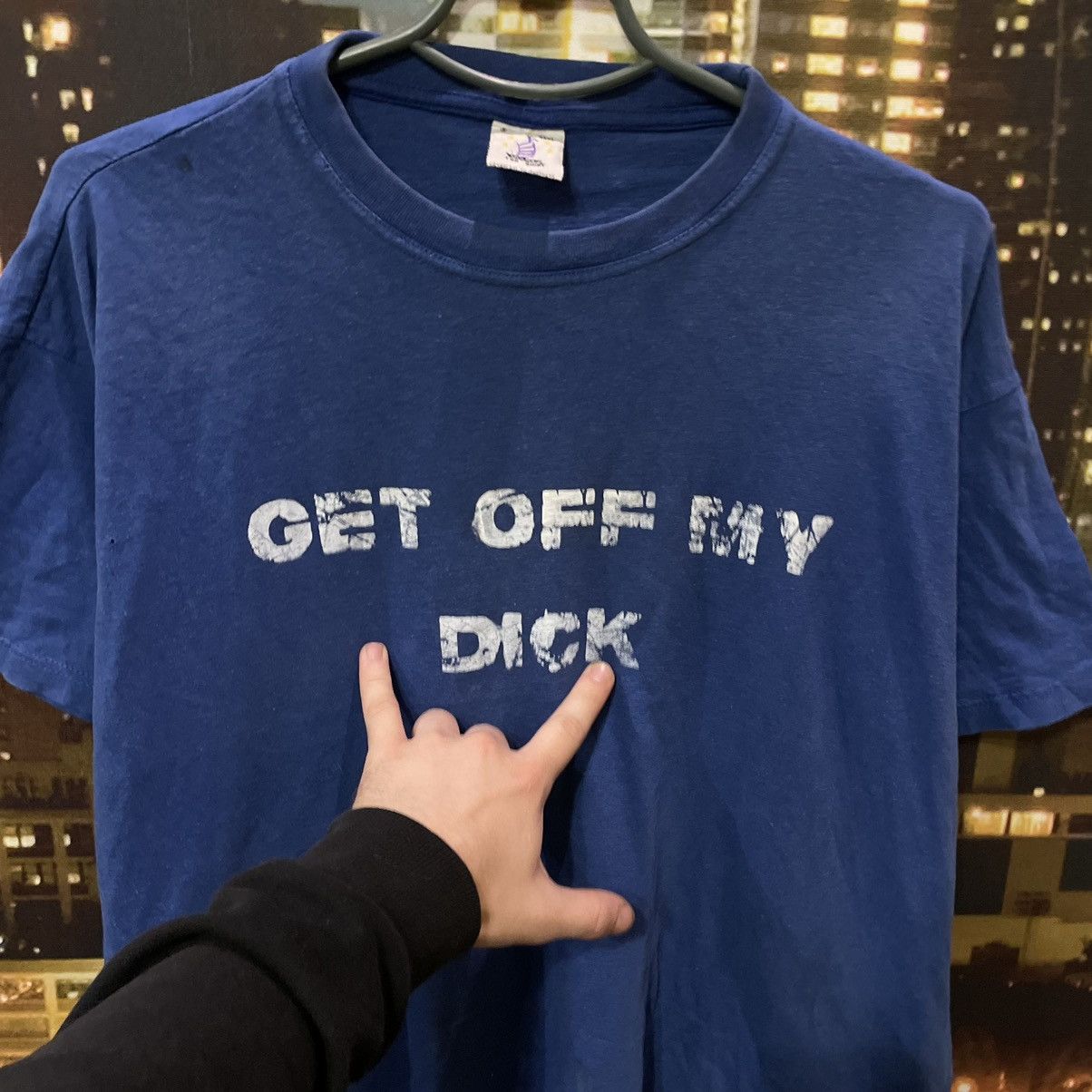 Vintage Vintage Y2K Blue Graphic Tee Streetwear Skate Humor Boxy XXL Size US XXL / EU 58 / 5 - 3 Thumbnail