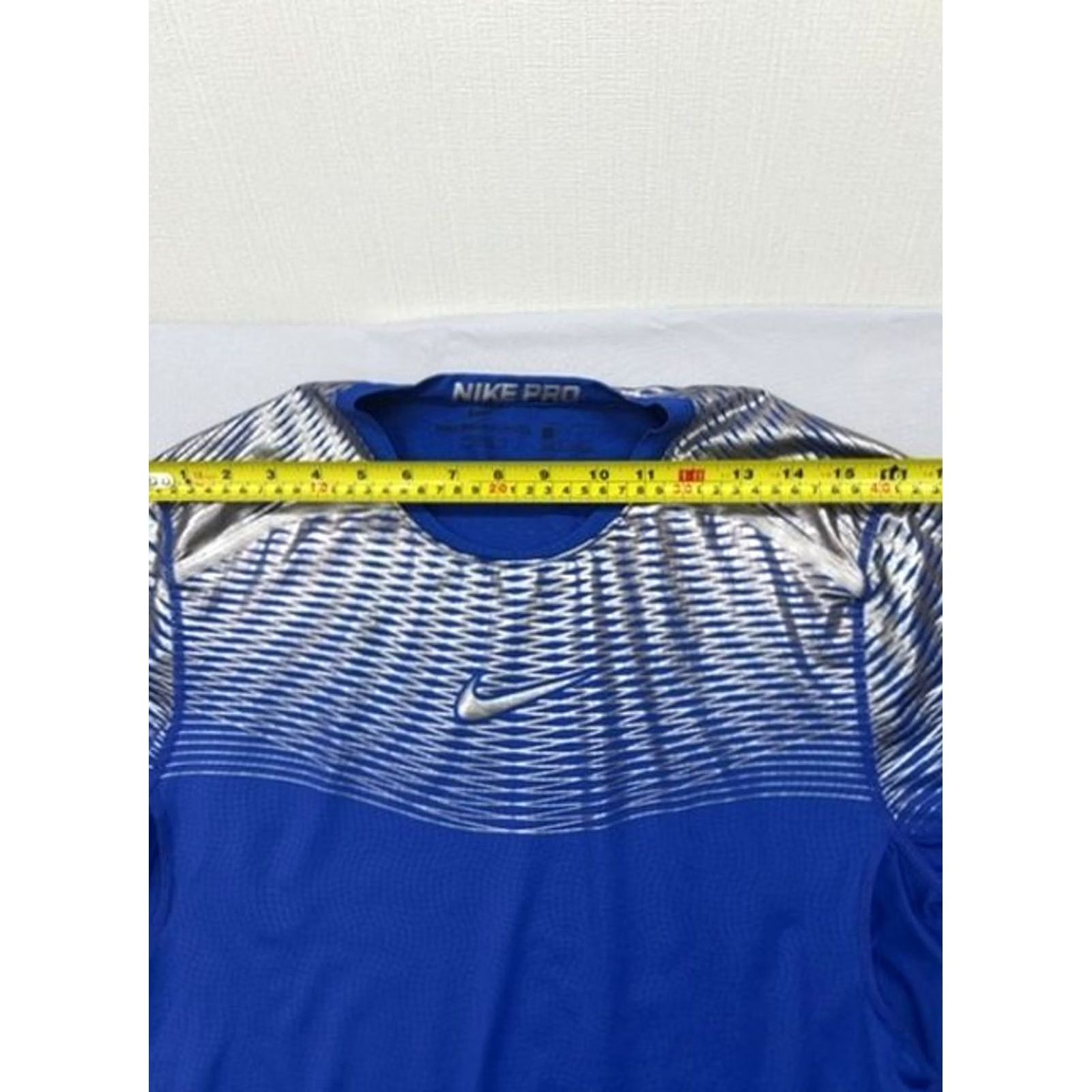 Nike Nike Pro Hypercool Men's Blue Fitted Short Sleeve Crewneck Shirt L Size US L / EU 52-54 / 3 - 5 Thumbnail