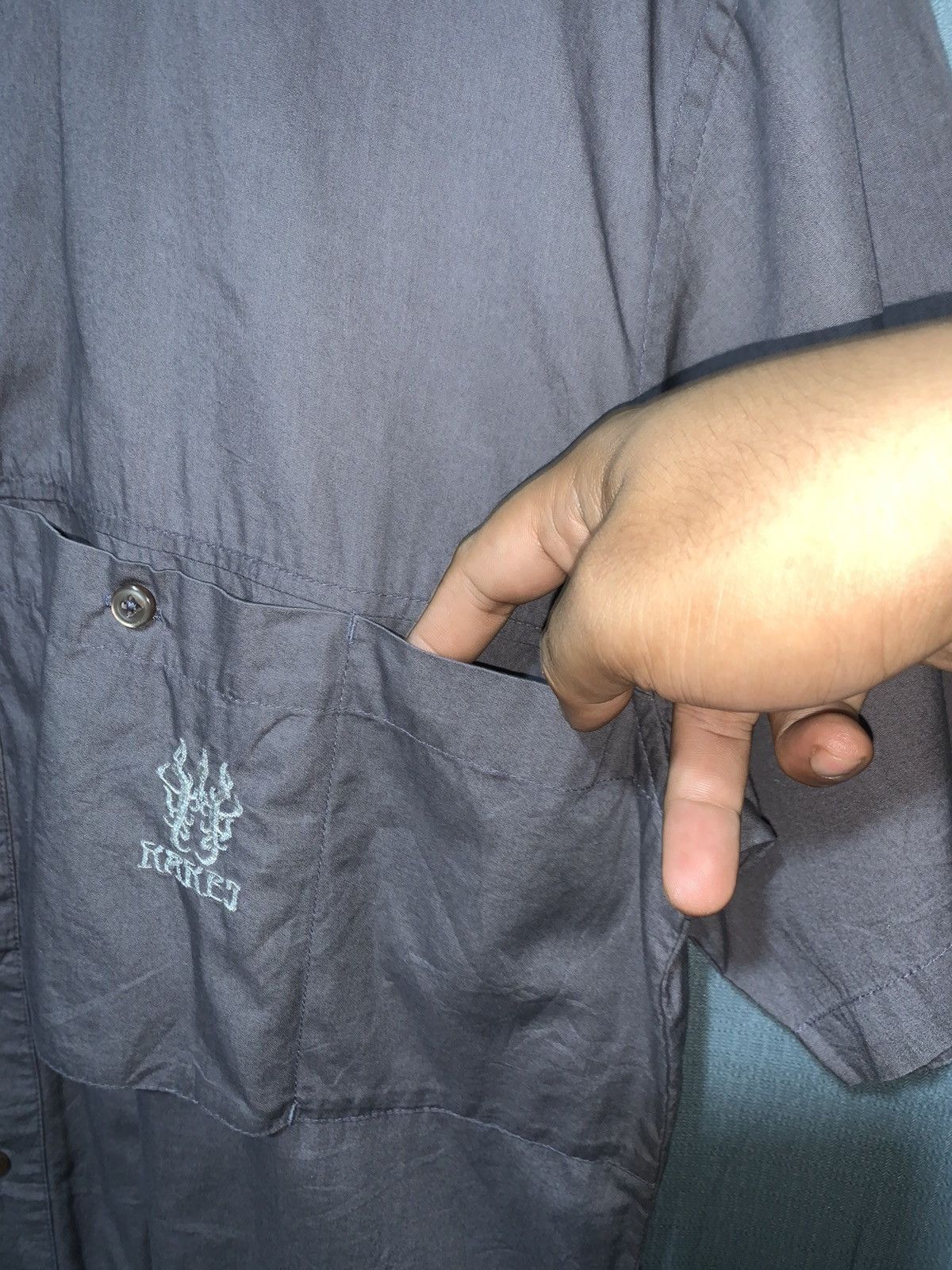 If Six Was Nine × Japanese Brand × Le Grande Bleu (L.G.B.) Japan kakej poem dragon print tricky pocket vintage shirt Size US L / EU 52-54 / 3 - 7 Thumbnail