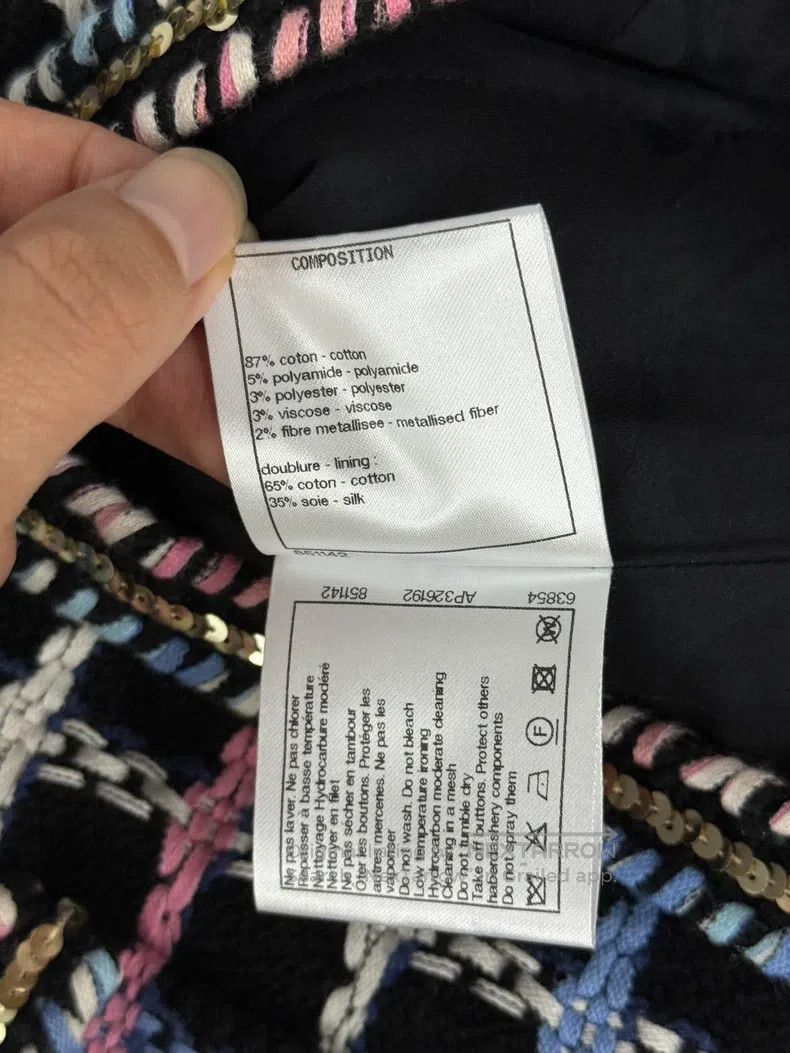 Chanel Chanel Colourful plaid tweed four-pocket jacket Size XS / US 0-2 / IT 36-38 - 6 Thumbnail