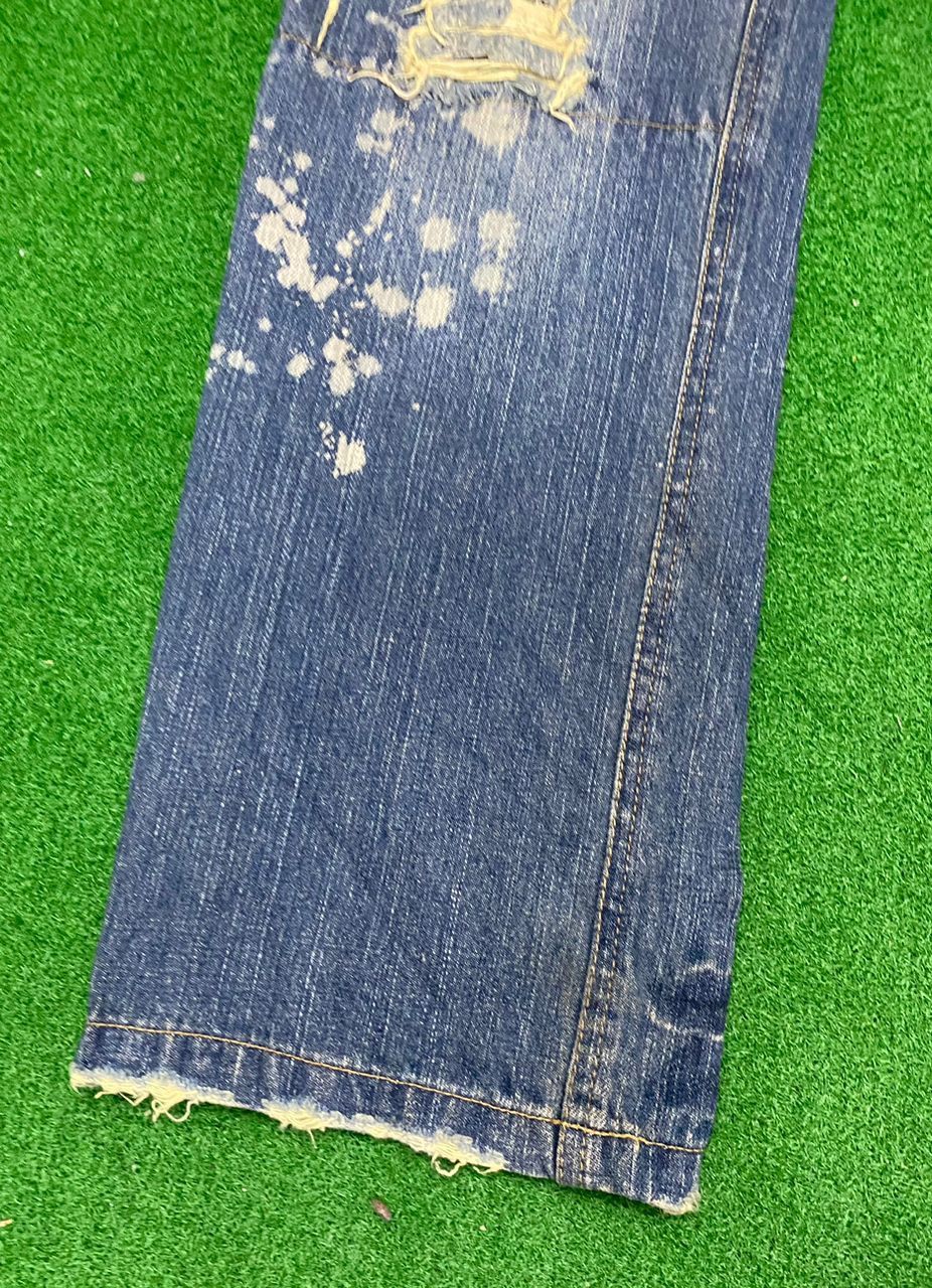 If Six Was Nine WORLD JEANS INTERNATIONAL SUKARJAN FISH KOI DESIGN DENIM Size US 30 / EU 46 - 4 Thumbnail