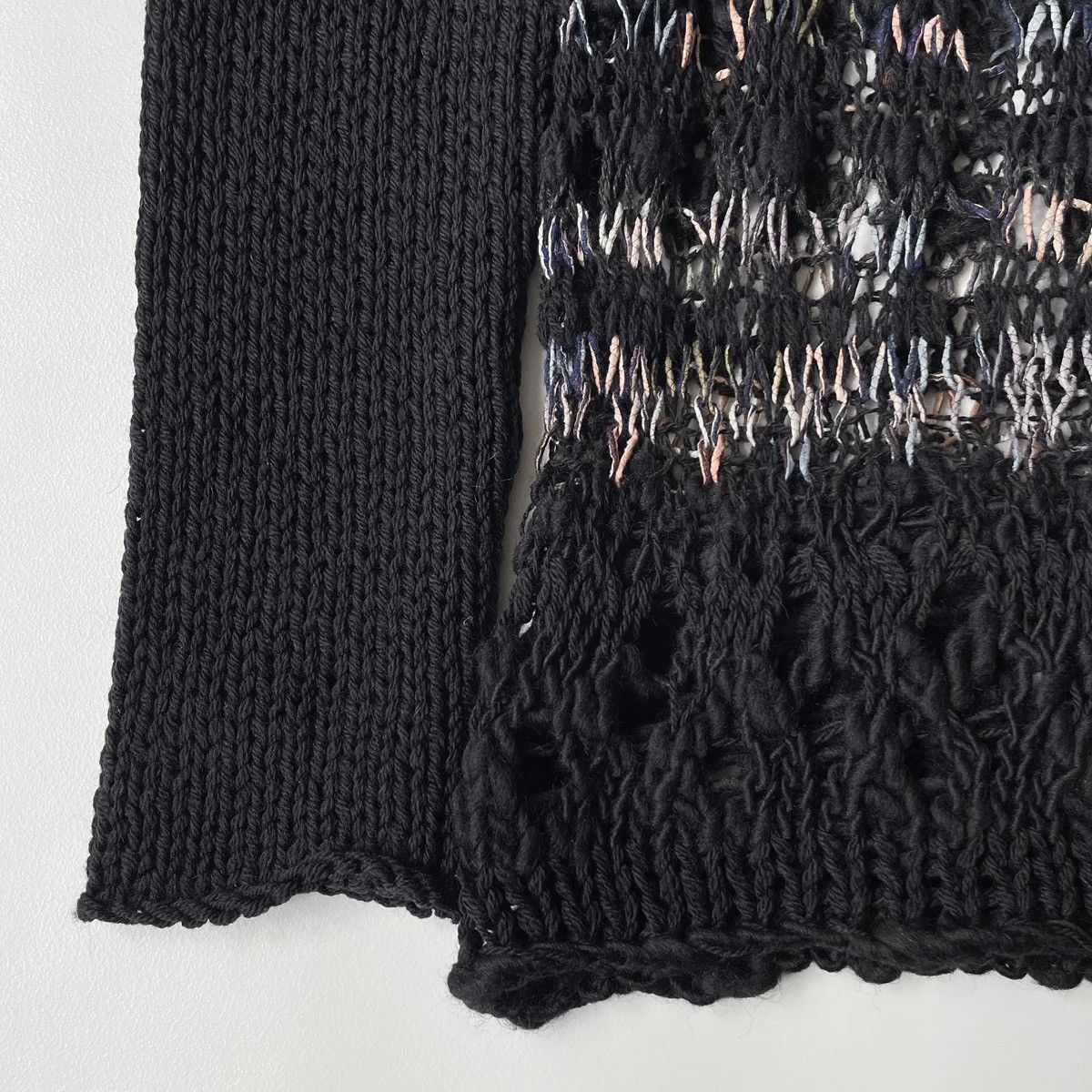 Dries Van Noten Candy Cobweb Knit Punk Sweater Size S / US 4 / IT 40 - 9 Thumbnail