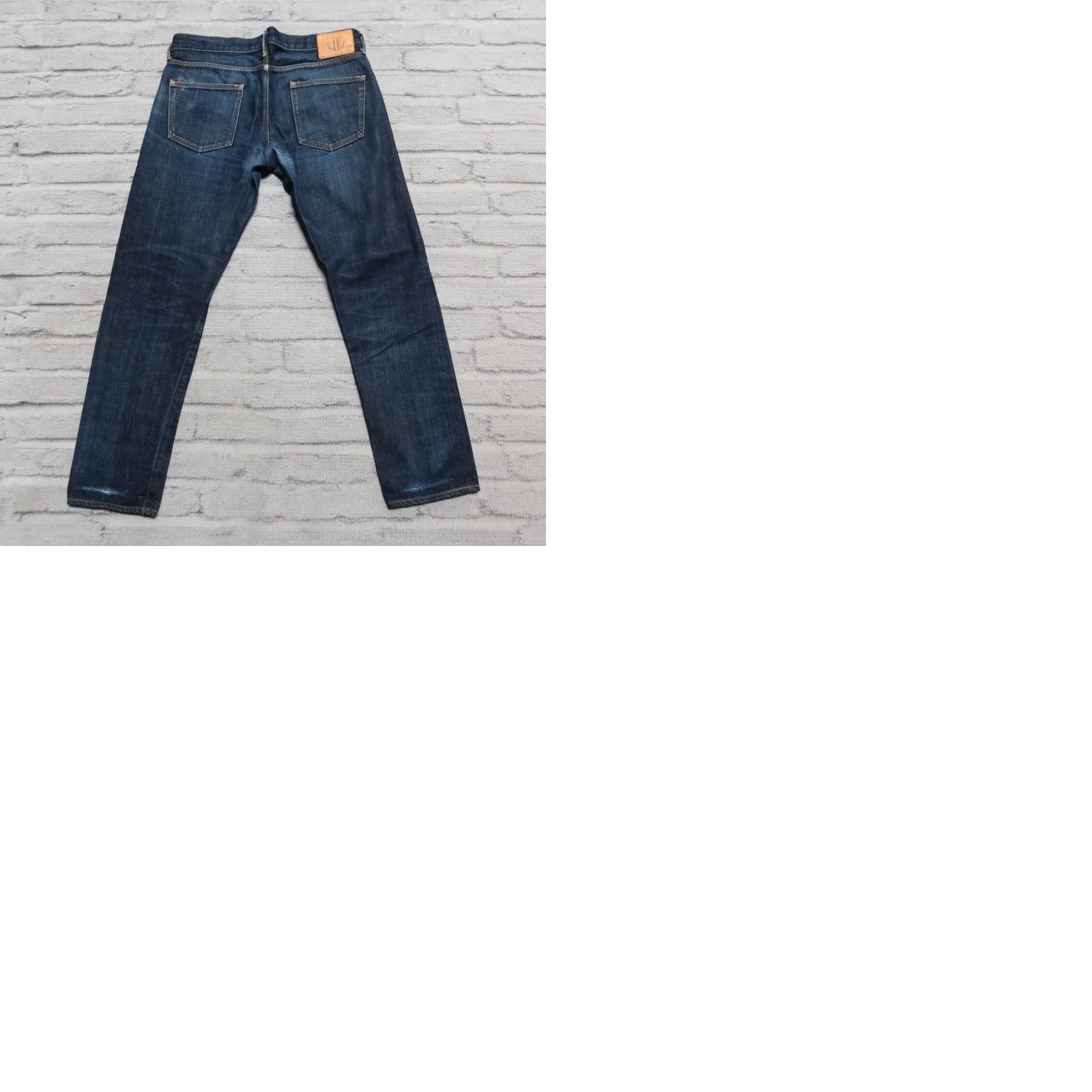 Japan Blue VINTAGE Japan Blue Circle Selvedge Denim Jeans Men 32 Dark Wash Distressed 28 Inseam Jeans Size US 32 / EU 48 - 9 Thumbnail