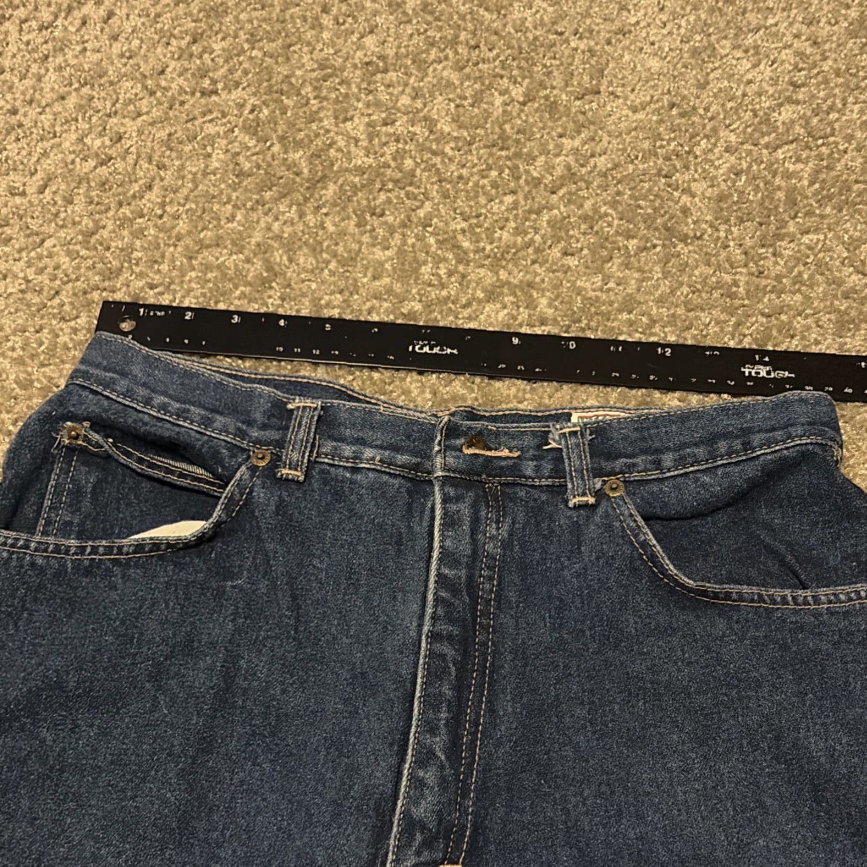 Vintage VINTAGE Stefano Dark Wash Women’s Jeans 30x29” 80s Tapered Blue Denim Size 18 Regular Womens Size 30" / US 8 / IT 44 - 6 Thumbnail