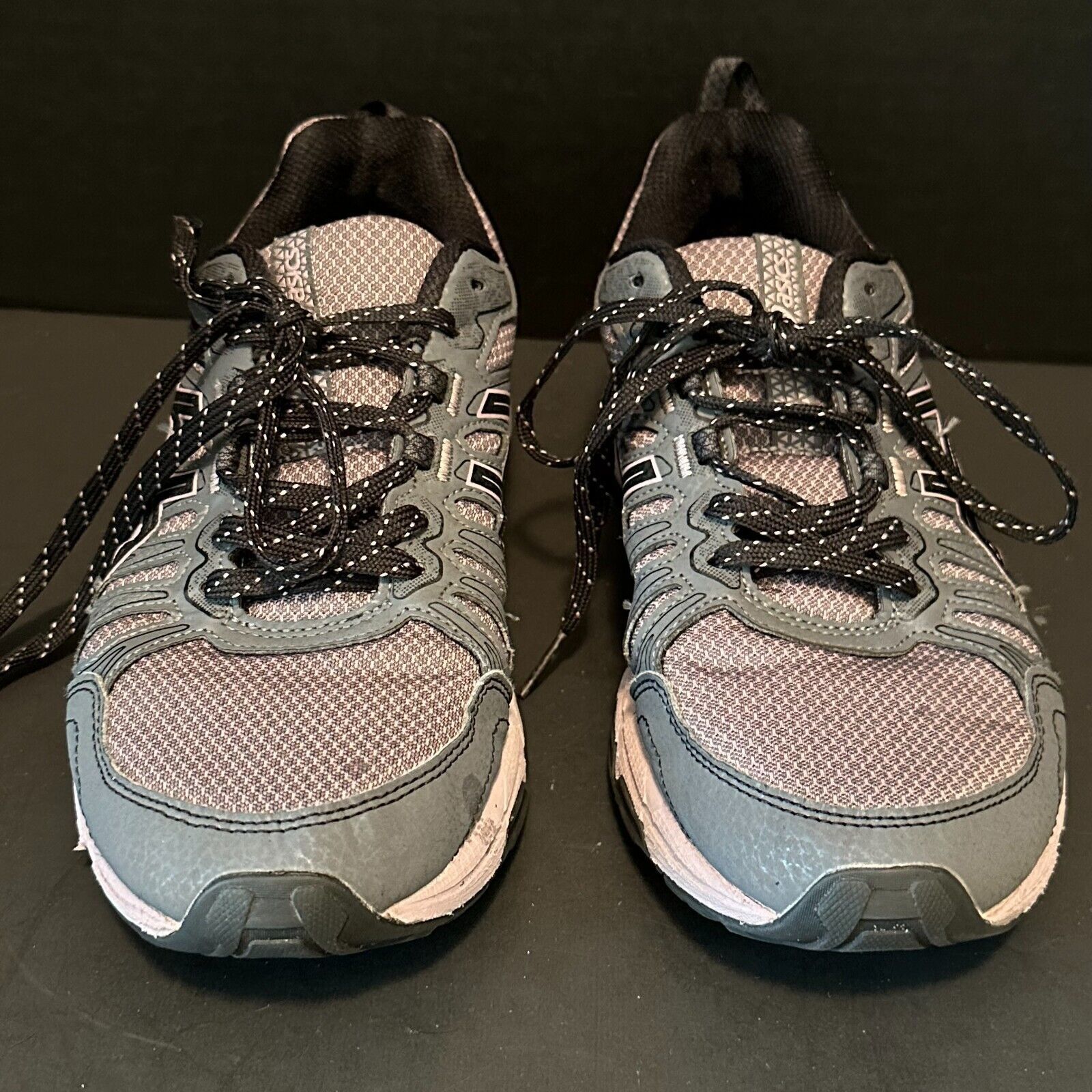 Asics ASICS Womens "Gel Venture 7" 1012A476 Gray/Black Run Sneaker Size US 7.5 / IT 37.5 - 12 Thumbnail