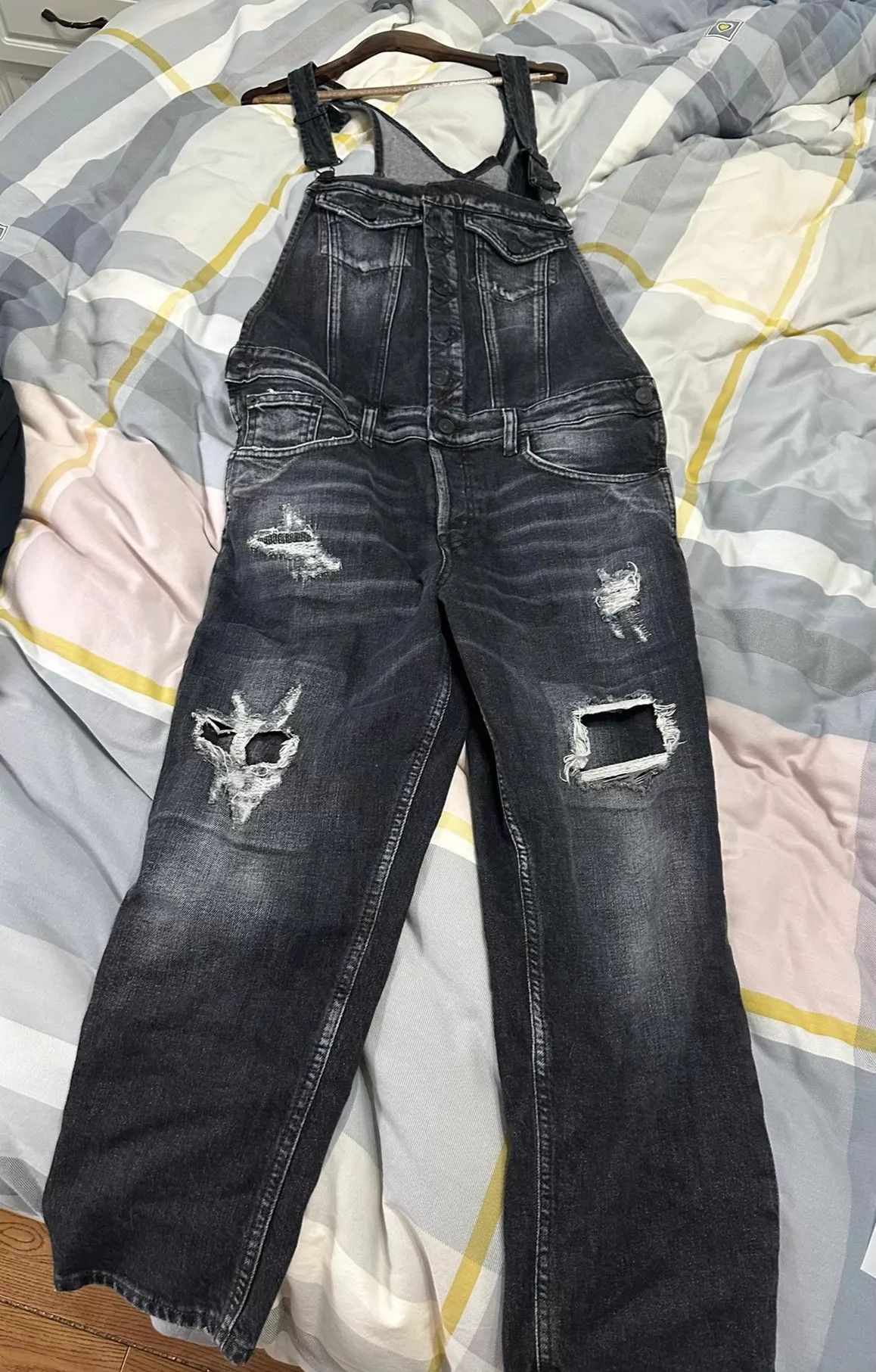 Dondup doudup Denim Overalls 95 New Solid Comfy Size 26" / US 2 / IT 38 - 2 Thumbnail