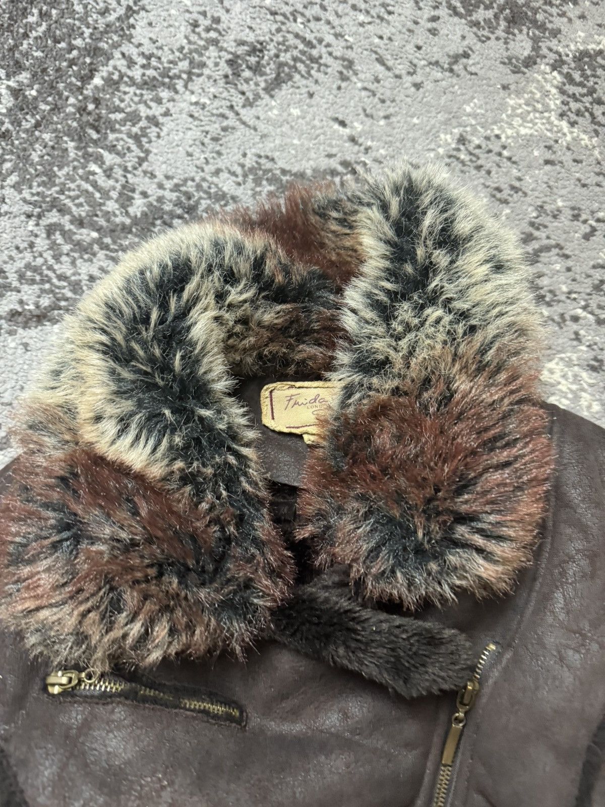 Vintage Vintage y2k Asymmetrical G.O.A Style Fur Bomber Jacket Size US S / EU 44-46 / 1 - 10 Thumbnail