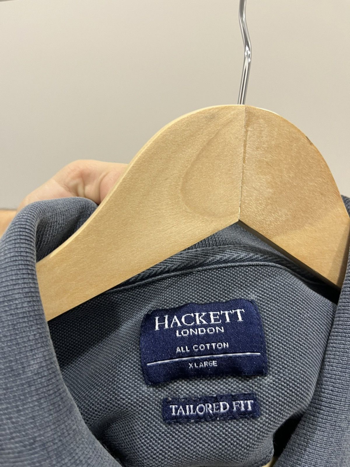 Vintage Hackett London #1 Classic Fit Short Sleeve Polo Shirt Sz XL Size US XL / EU 56 / 4 - 4 Thumbnail