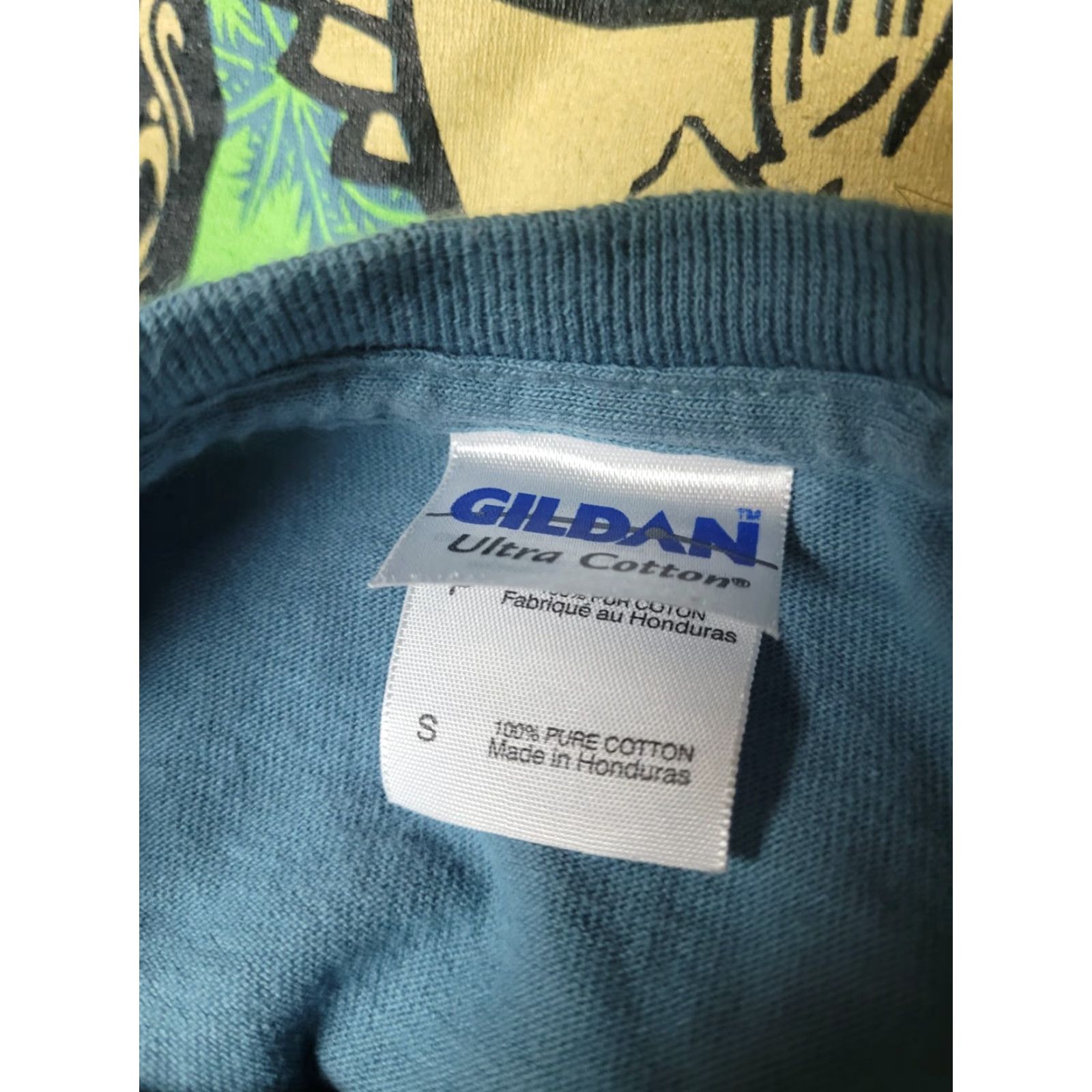 Gildan Leverocks Seafood House T Shirt Small Men S Blue Gildan 100% Cotton Graphic Tee Bar Restaurant Florida Fish Vintage Placida FL Shirts Size US S / EU 44-46 / 1 - 5 Thumbnail