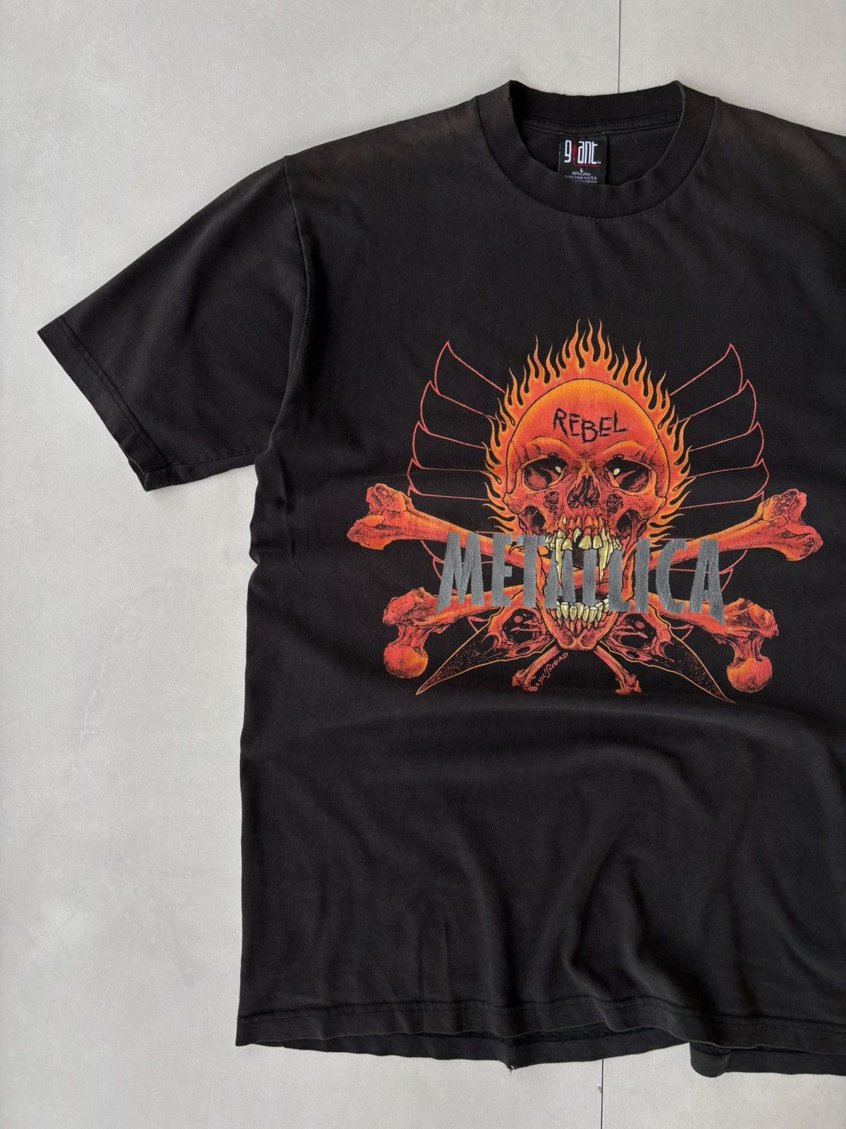 Metallica Vintage Metallica Yin Yang Pushead Size US L / EU 52-54 / 3 - 3 Thumbnail