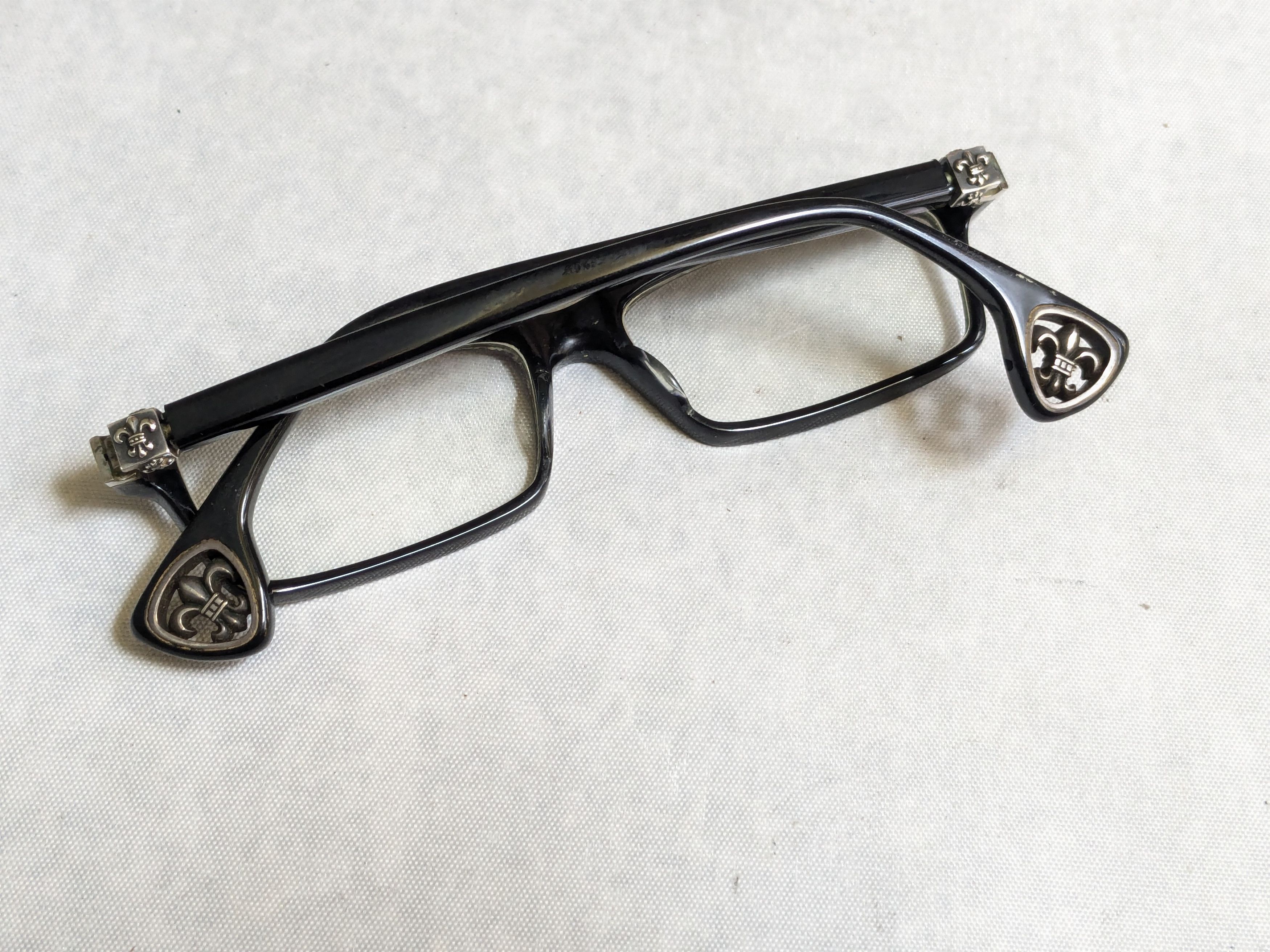 Chrome Hearts Chrome Hearts Jablome Glasses Black Sterling Silver Cross Size ONE SIZE - 14 Thumbnail