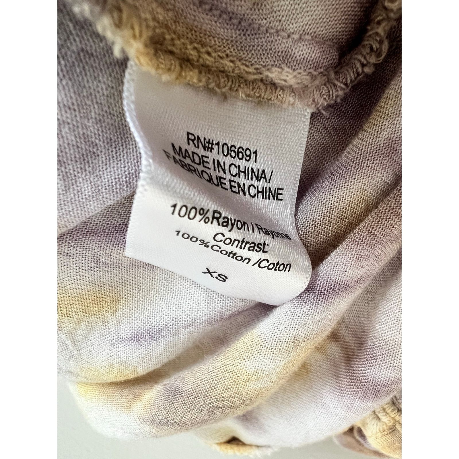 Young Fabulous & Broke Young Fabulous & Broke Yellow Tie Dye Blouse XS Size XS / US 0-2 / IT 36-38 - 6 Thumbnail