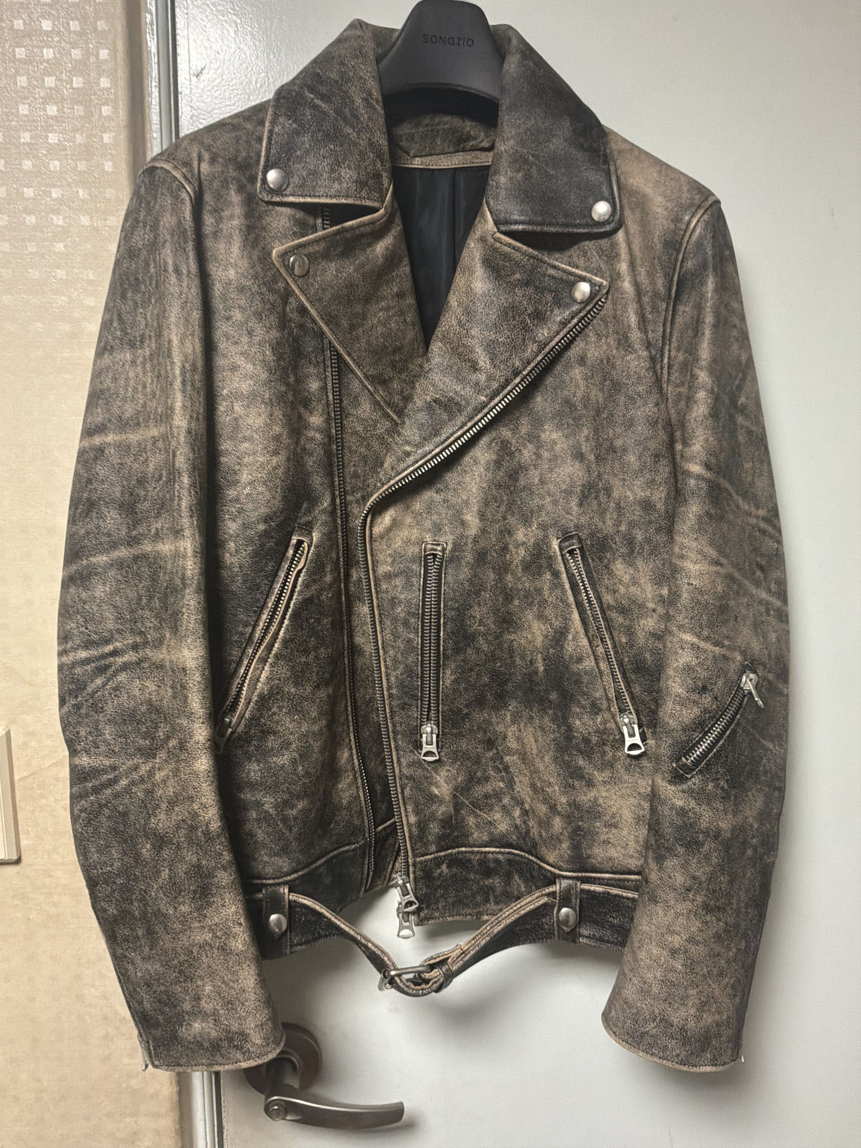 Acne Studios Acne Studios Nate PSS15 Cowhide Leather Jacket Size 50 Size US M / EU 48-50 / 2 - 1 Thumbnail