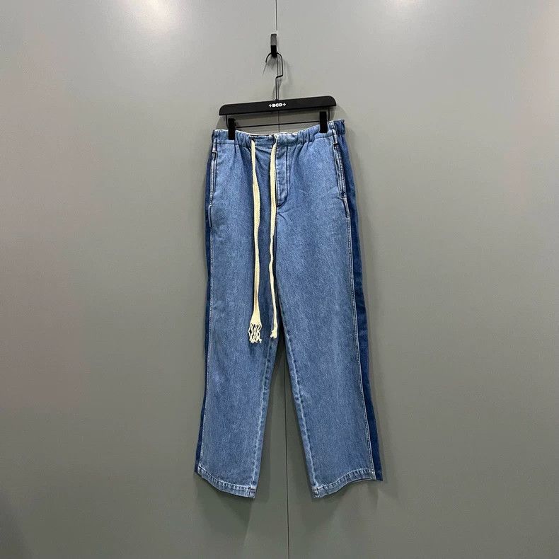 Loewe LOEWE sizeM Blue side striped pull-up trousers Size 27" / US 4 / IT 40 - 1 Thumbnail