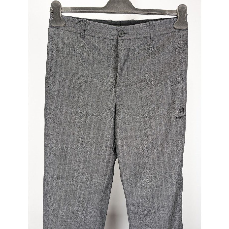 Balenciaga o1rshd1 Super Prince Of Wales Classic Pants in Grey Size US 30 / EU 46 - 3 Thumbnail