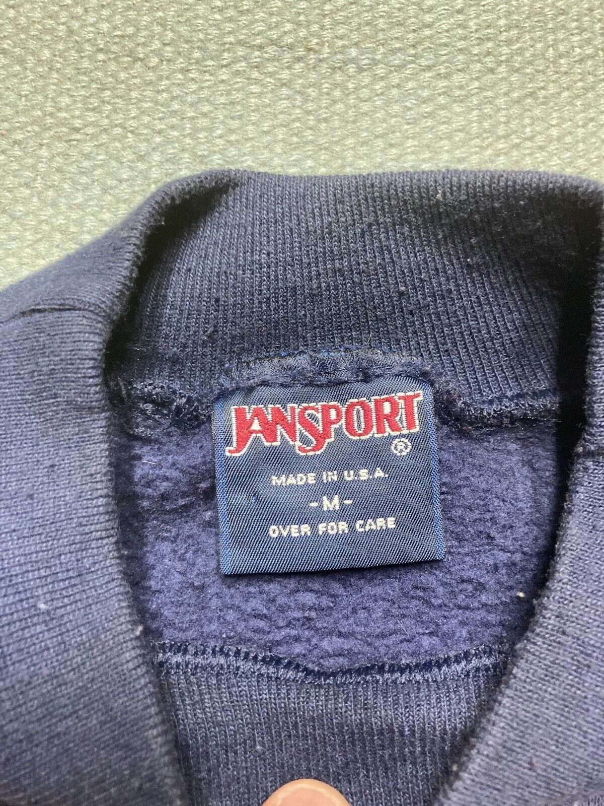 Jansport × Vintage Vintage 90s sweatshirt University Michigan flint college M Size US M / EU 48-50 / 2 - 6 Thumbnail