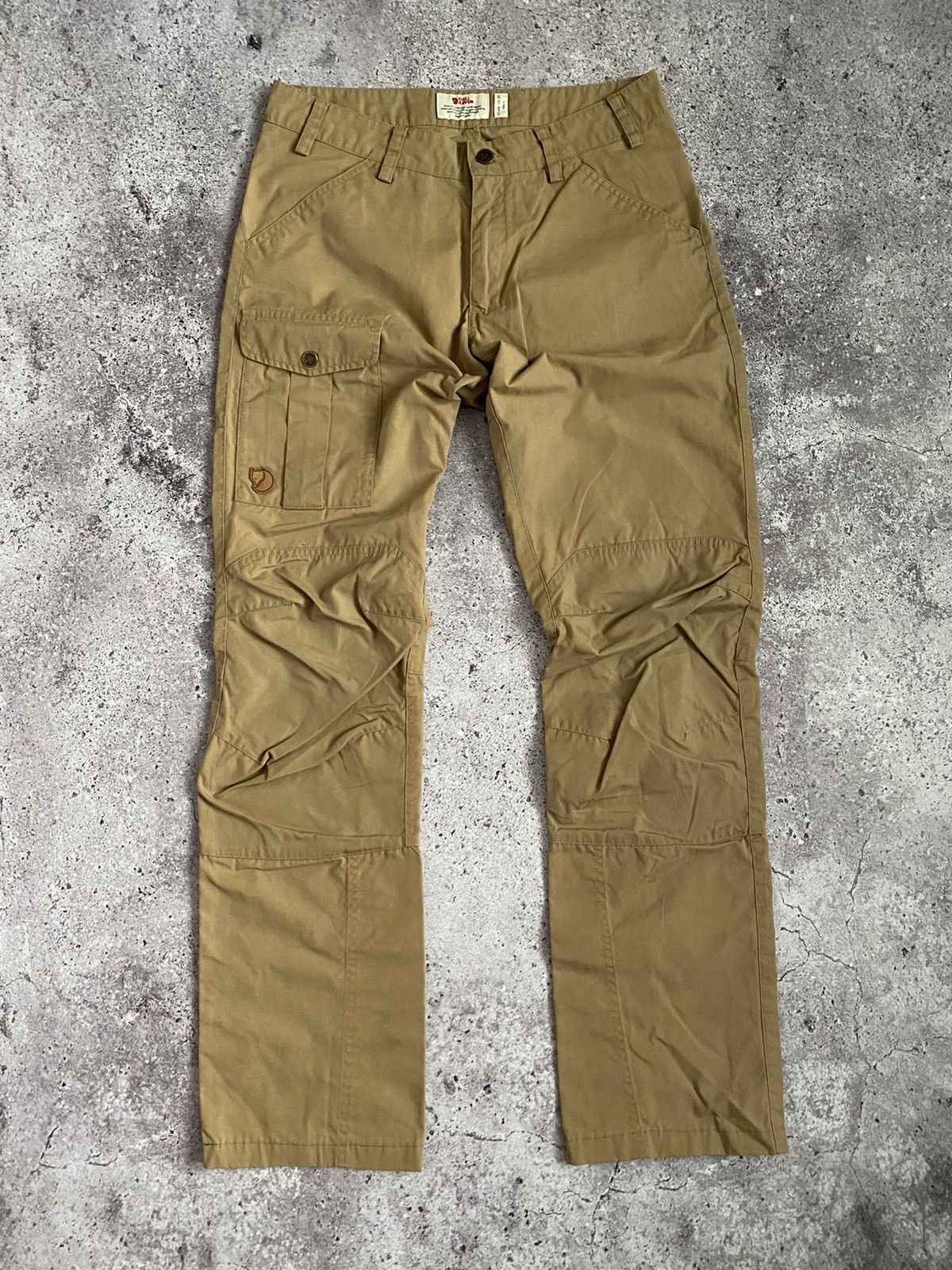 Vintage FyallRaven Logo Leather G-1000 Outdoor Pants Size 29