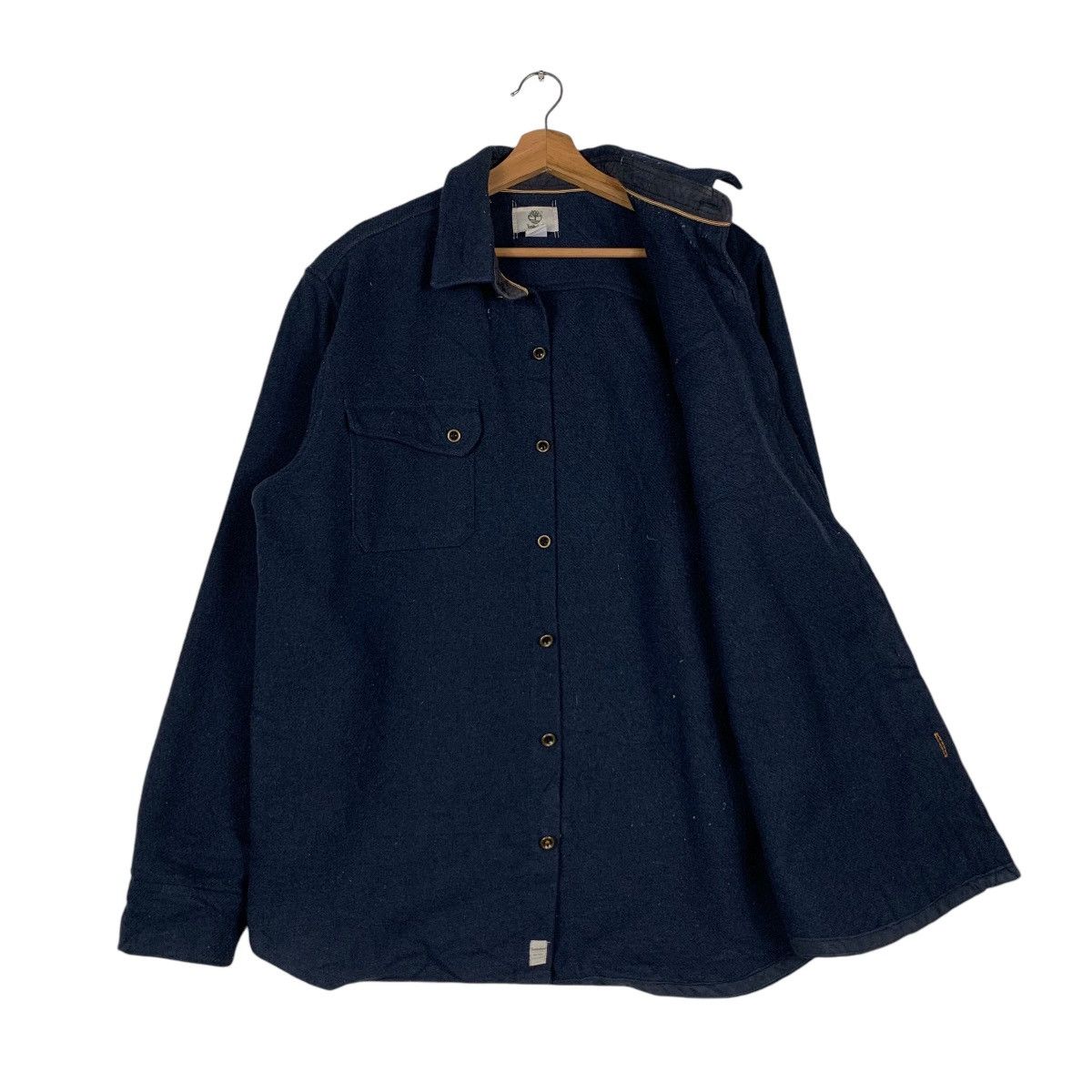 Timberland TIMBERLAND Poly Wool Flannel Shirt #1361-C61 Size US XL / EU 56 / 4 - 9 Thumbnail