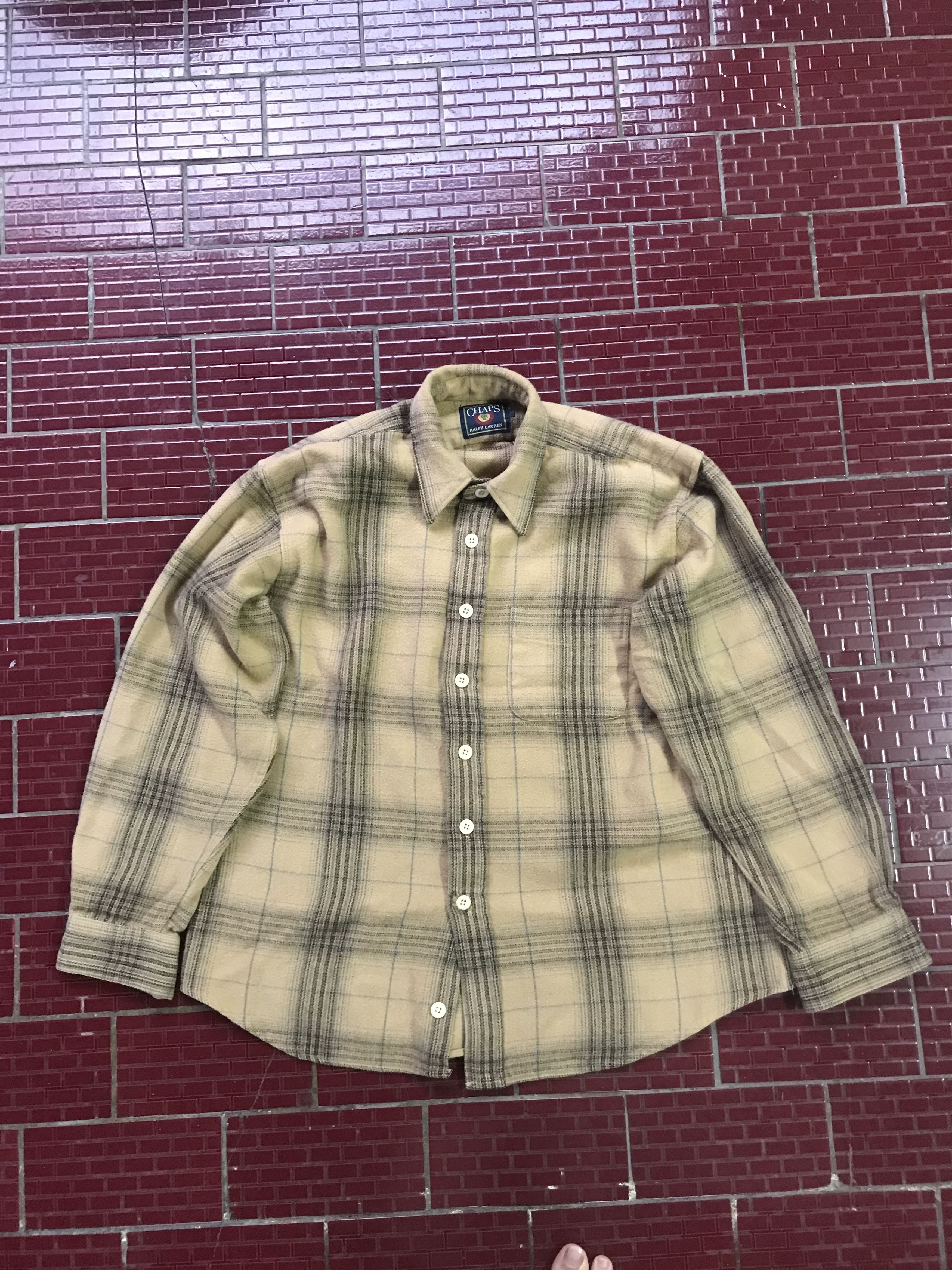Chaps Ralph Lauren Vintage Chaps Ralph Lauren Flannel Plaid Size US XL / EU 56 / 4 - 1 Thumbnail