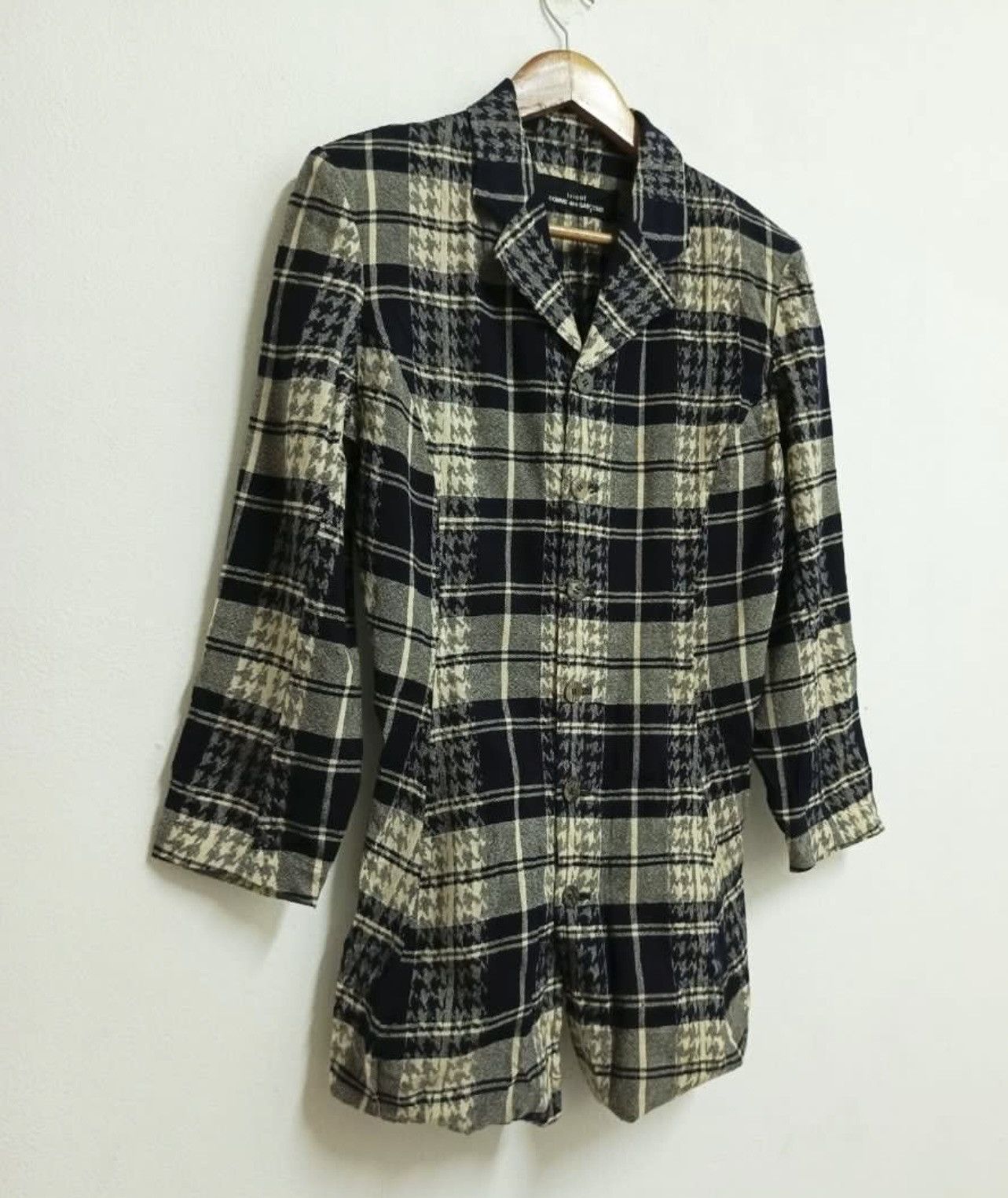 Tricot Comme des Garcons A/W 1992 COMME DES GARCONS TRICOT PLAID SHIRT BLOUSE JACKET Size S / US 4 / IT 40 - 4 Thumbnail