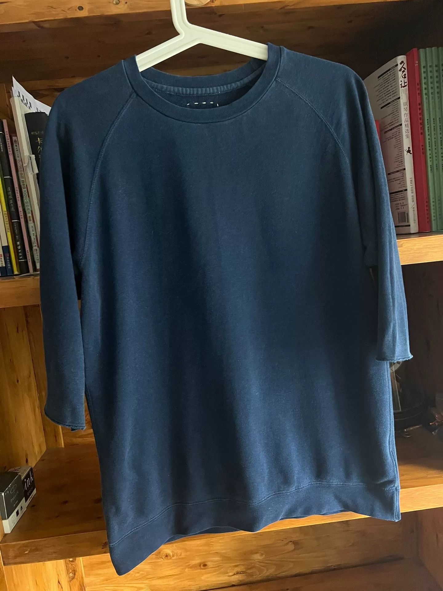 Visvim visvim 2013 Indigo 7-Sleeve Sweatshirt Size US M / EU 48-50 / 2 - 2 Thumbnail