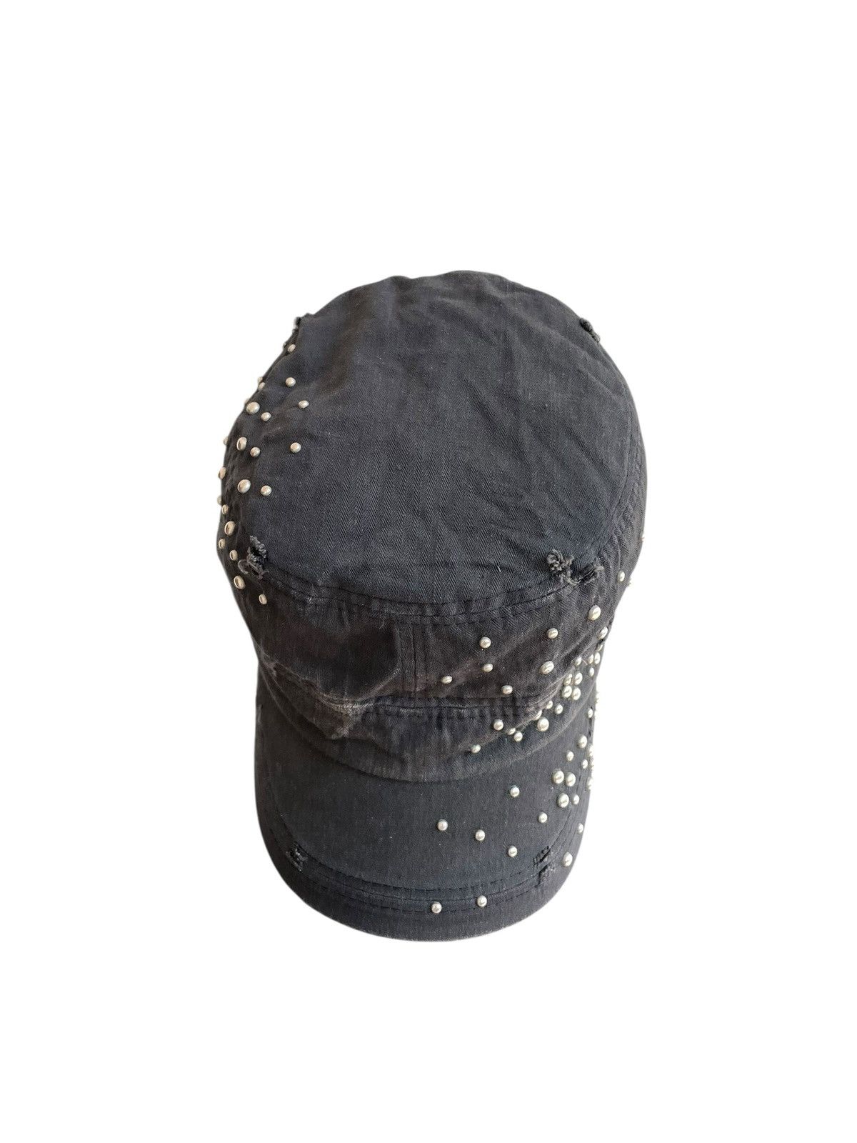 14th Addiction Japanese Crazy Studed Cadet Hat Punk Size ONE SIZE - 4 Thumbnail