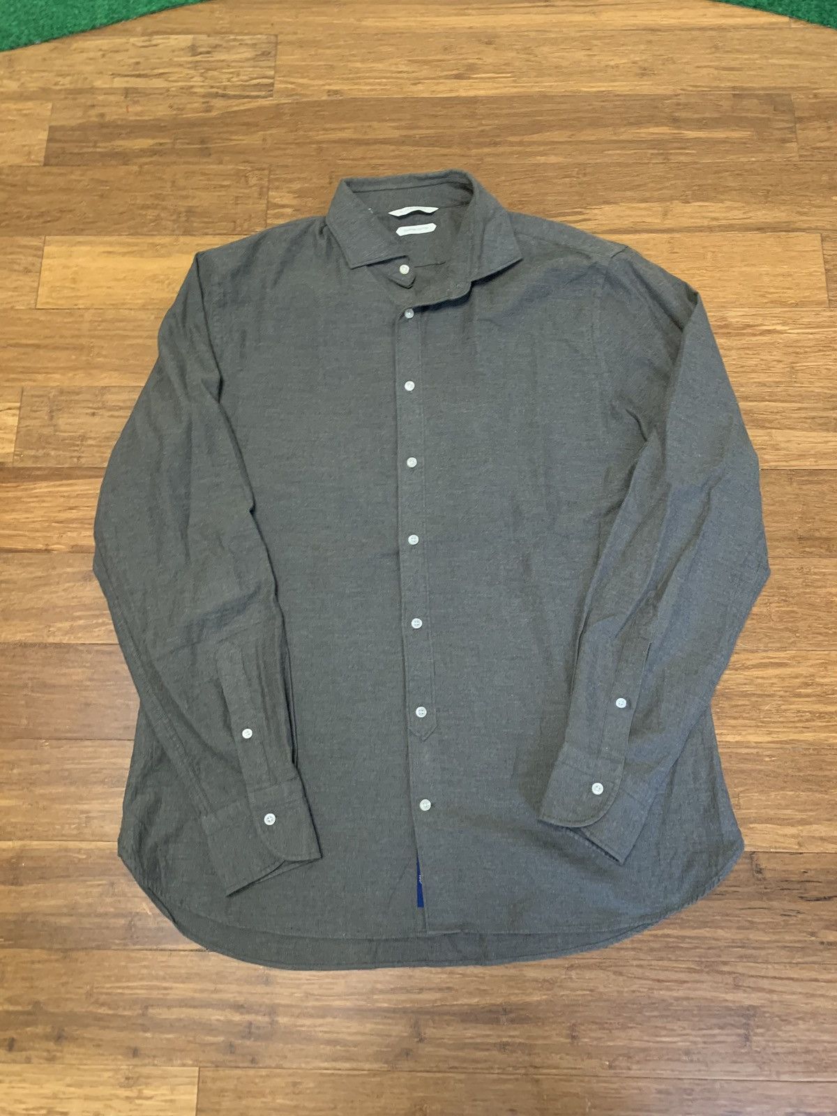 Suitsupply Suit Supply Egyptian Cotton Button Up 17/43 Extra Slim Fit Size US XL / EU 56 / 4 - 1 Thumbnail