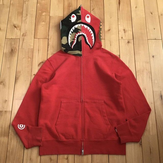 Bape × Nigo BAPE woodland camo Shark full zip hoodie a bathing ape NIGO Size US M / EU 48-50 / 2 - 1 Thumbnail