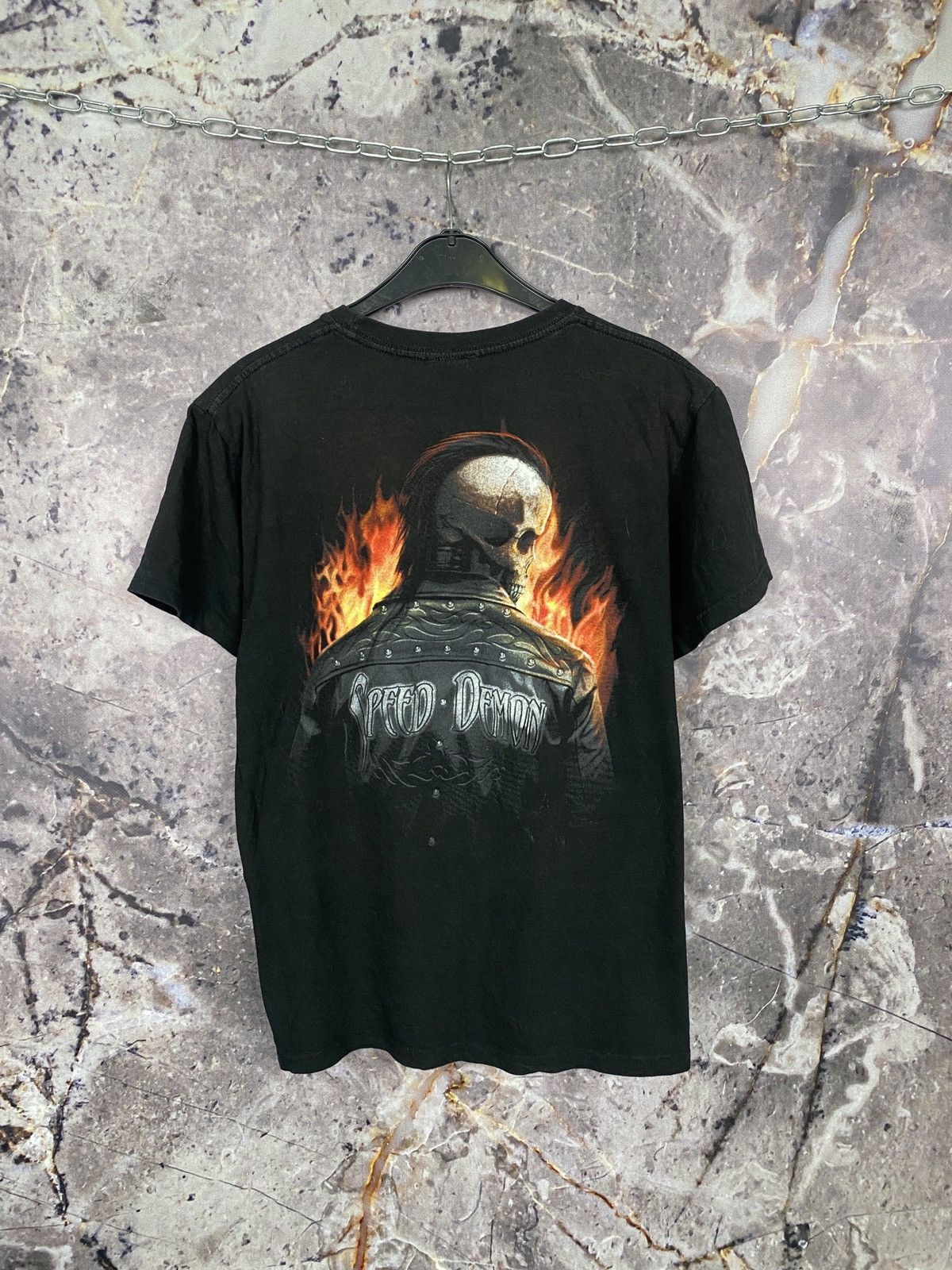 Vintage Men’s Spiral T-Shirt Ghost Rider Vintage Size L Large Size US L / EU 52-54 / 3 - 11 Thumbnail