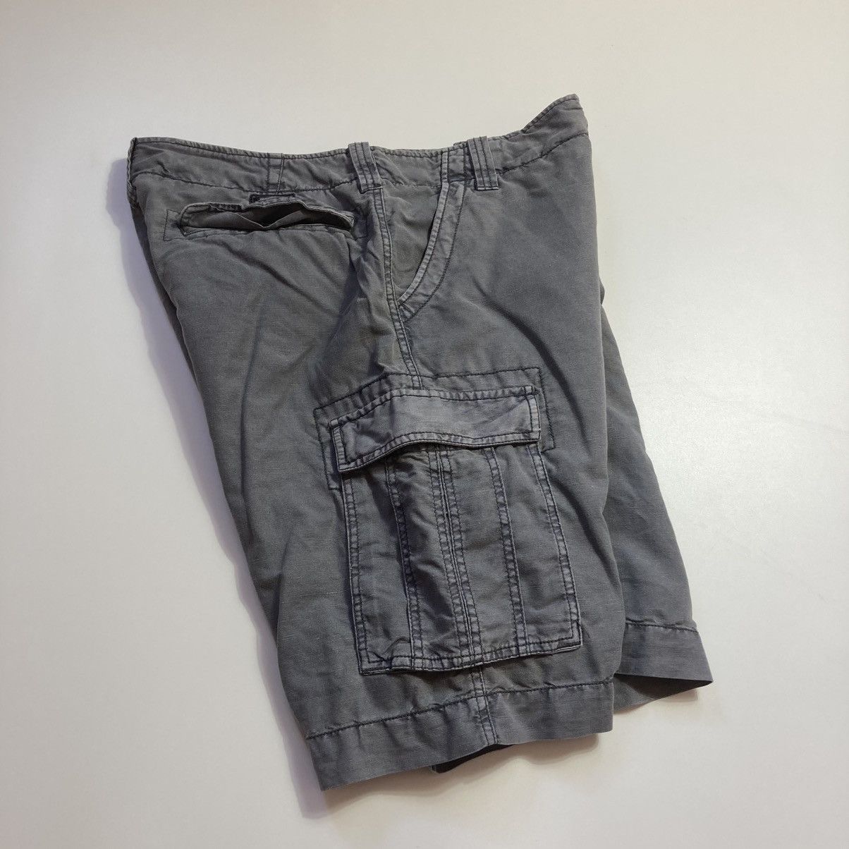 Quiksilver vintage quiksilver surfboards cargo linen cotton shorts Size US 34 / EU 50 - 4 Thumbnail