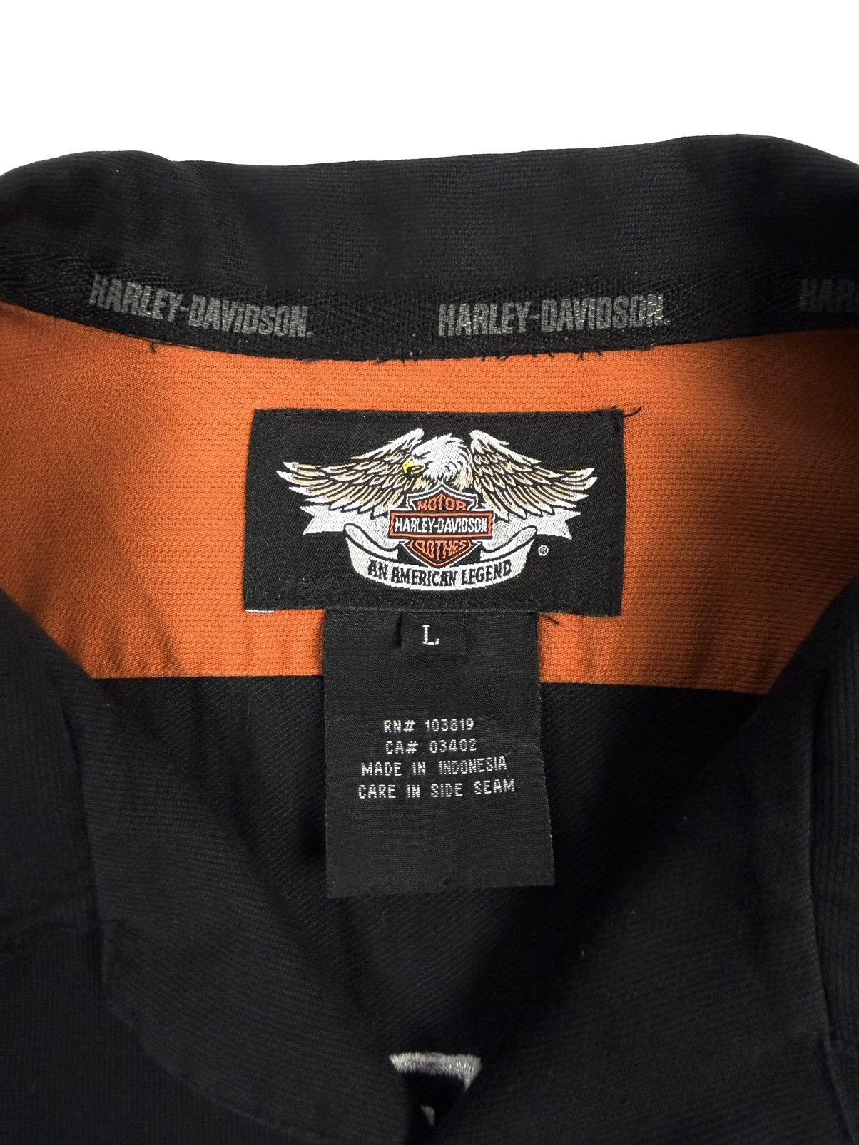 Harley Davidson Harley Davidson Vintage Mechanic Shop Shirt Rare Biker USA Size US L / EU 52-54 / 3 - 11 Thumbnail