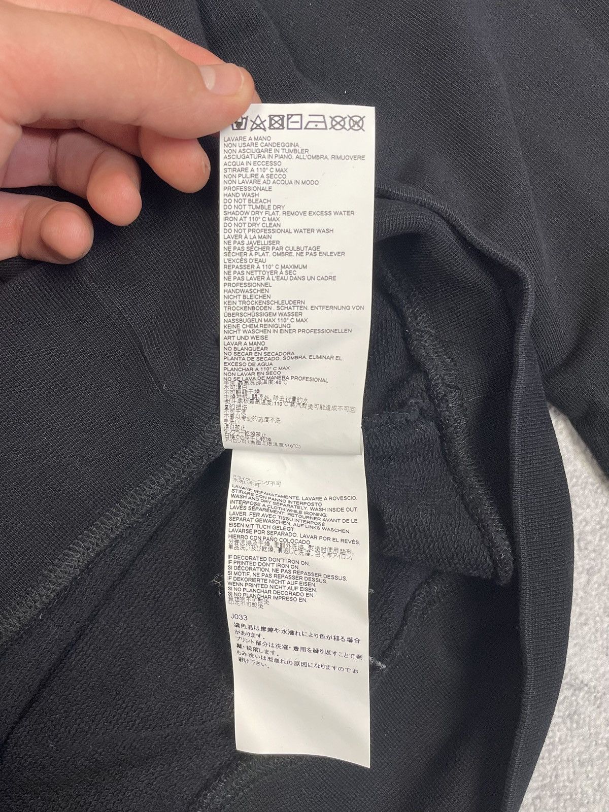 Maison Margiela FW17 Maison Margiela Irish Print Paneled Sweatshirt Size US M / EU 48-50 / 2 - 12 Thumbnail