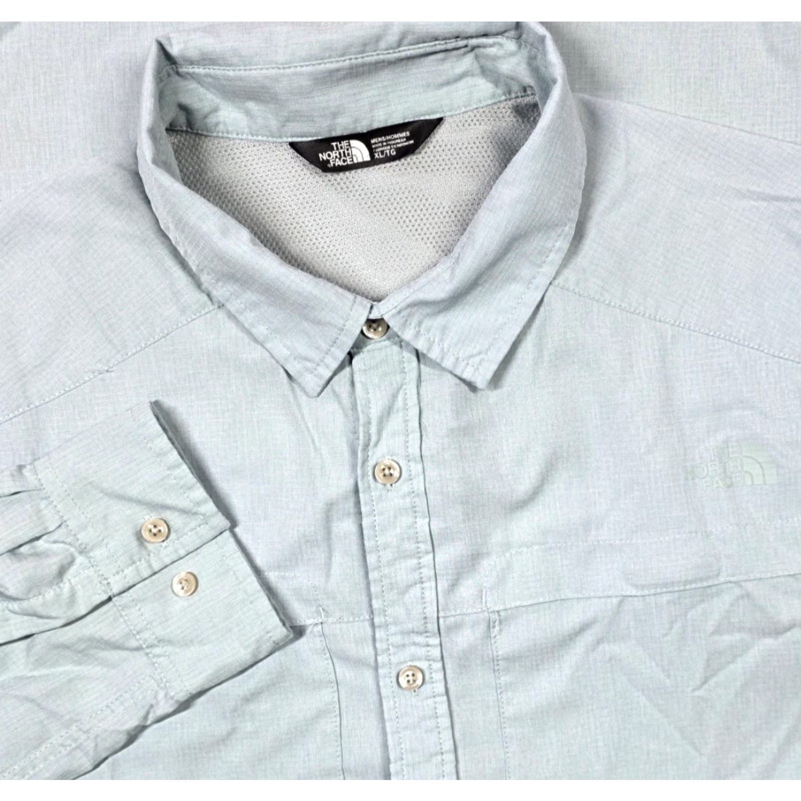 The North Face The North Face Shirt Mens XL Blue Long Sleeve Roll Tab Vented Walking Fishing Size US XL / EU 56 / 4 - 2 Thumbnail