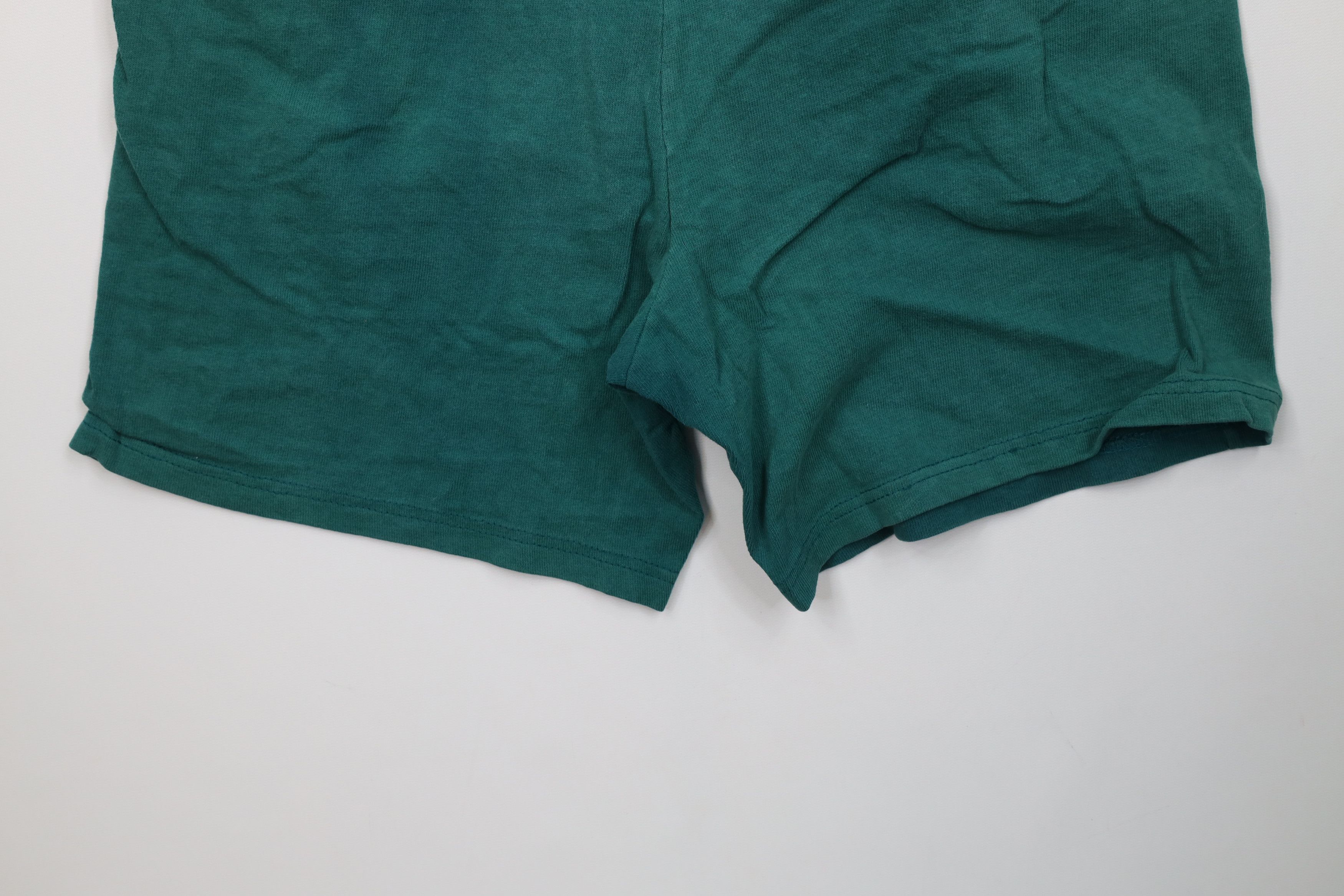 Champion Vintage 90s Champion Above Knee Shorts Green Cotton USA Size US 32 / EU 48 - 13 Thumbnail