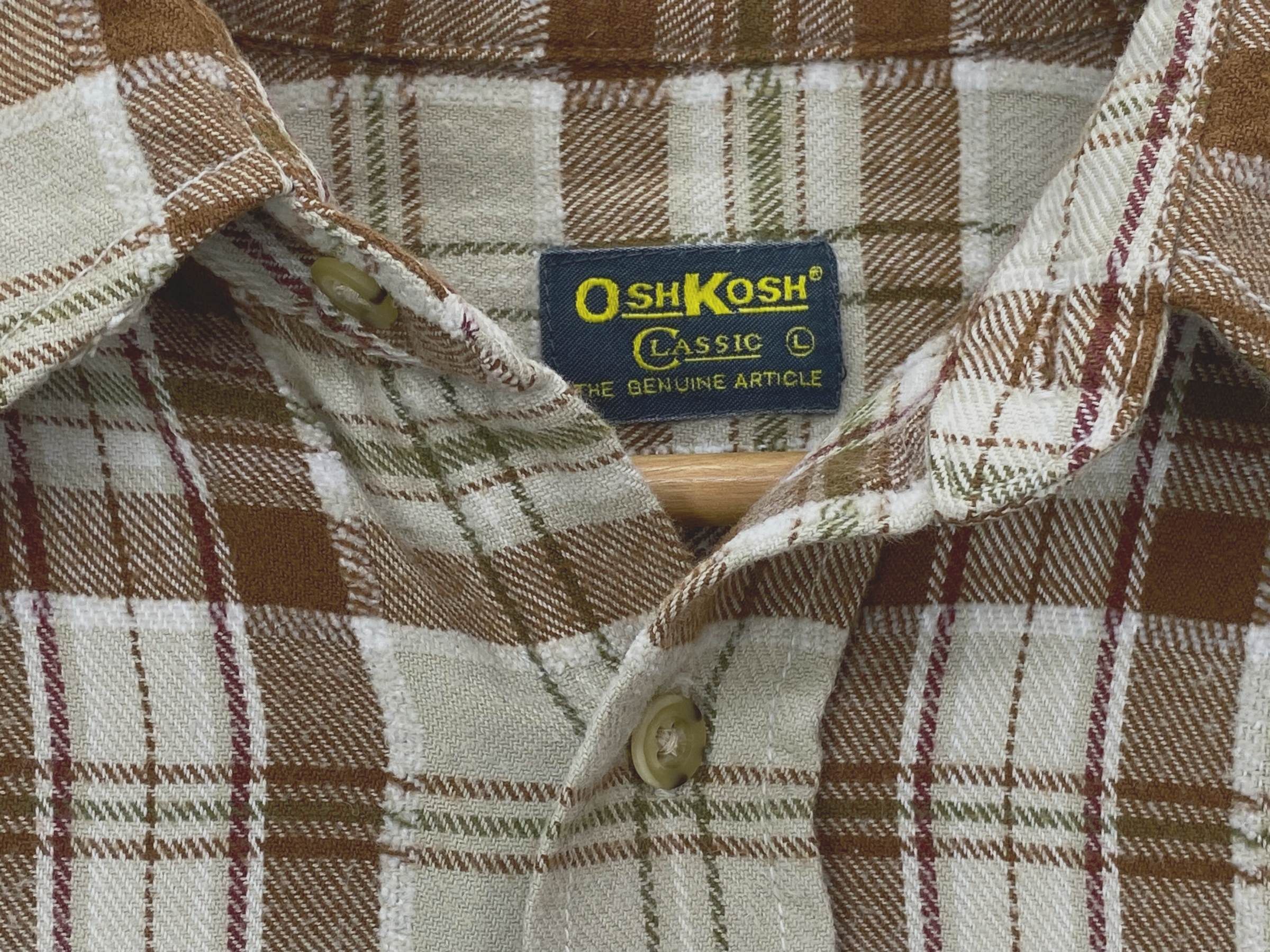 Oshkosh Vintage Oshkosh Plaid Flannel Shirt 90s Workwear Button-Up Size US S / EU 44-46 / 1 - 7 Thumbnail