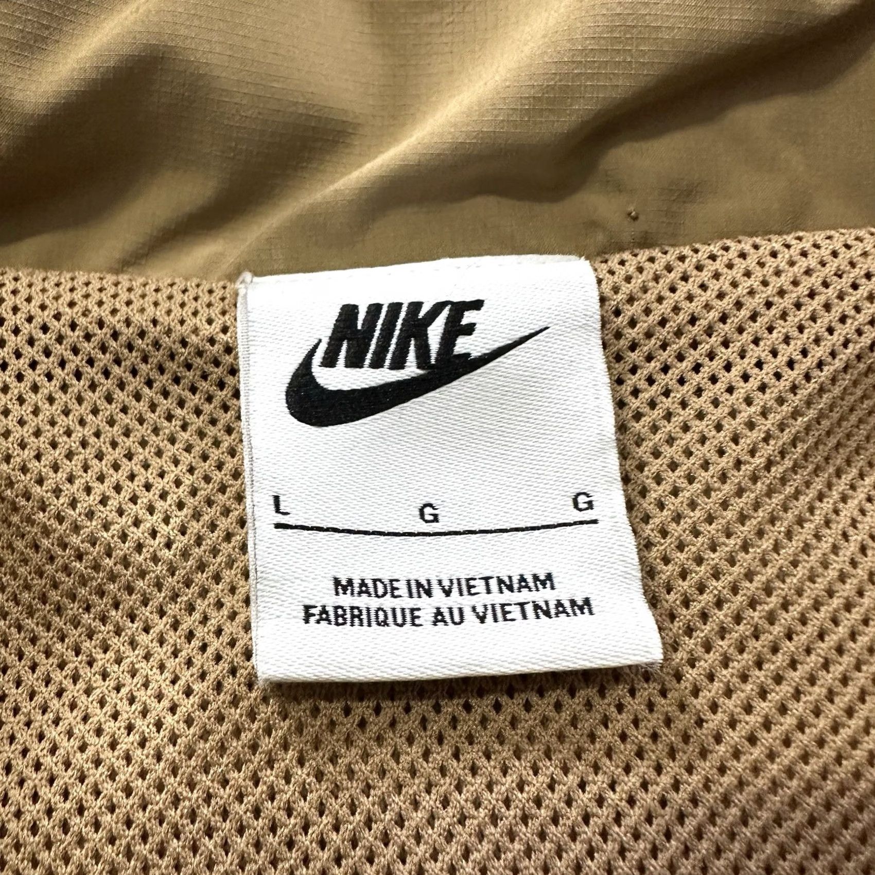 Nike Nike Jacket Mens L Club Sherpa Fleece Anorak 1/2 Zip Pullover Winter Tan Brown Size US L / EU 52-54 / 3 - 3 Thumbnail