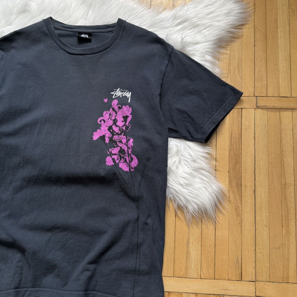 Stussy 📌 Vintage Stussy Dead Flowers Y2K T-Shirt Size US M / EU 48-50 / 2 - 2 Thumbnail