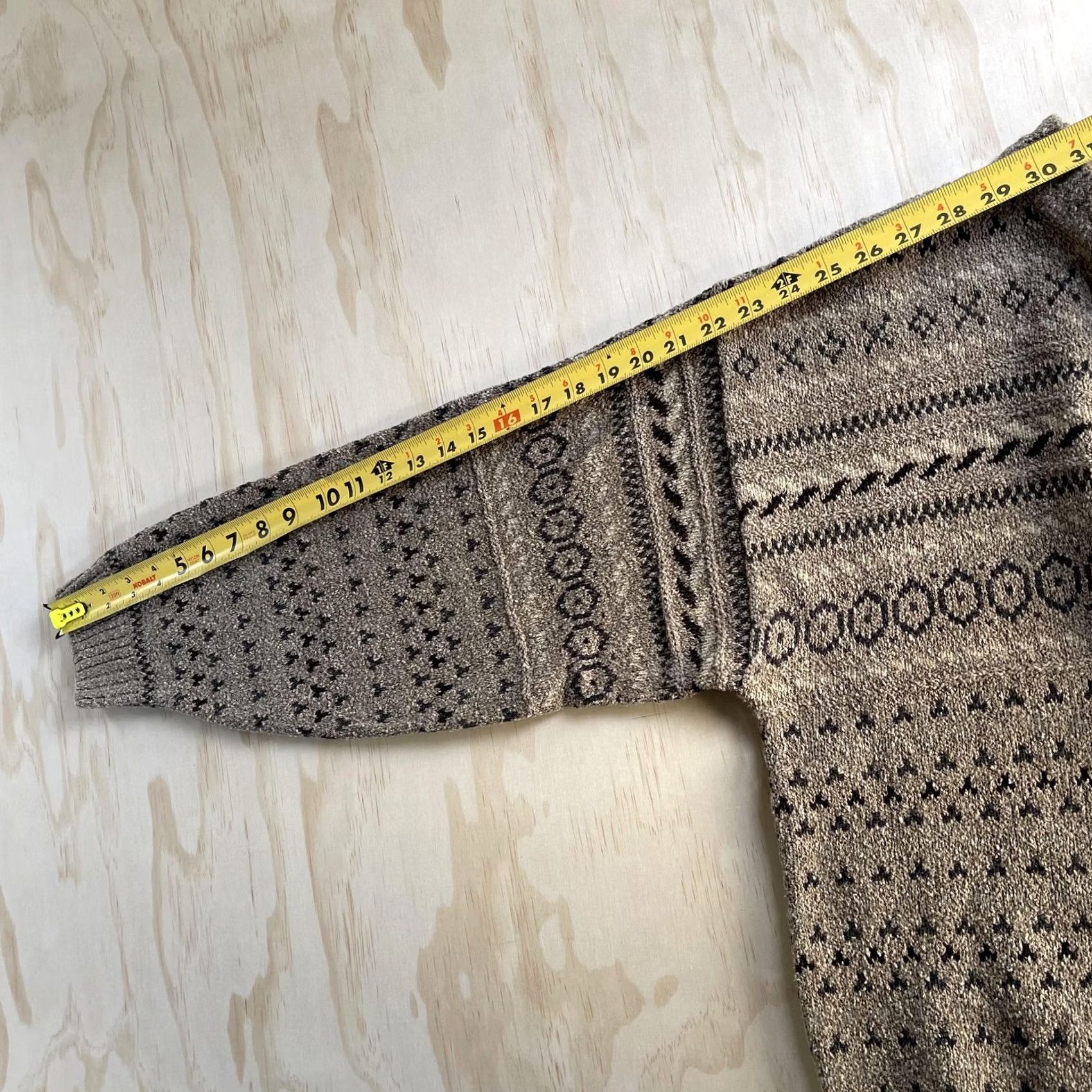 Dockers VINTAGE Dockers Sweater Mens Large Beige Fair Isle Crewneck Knit Pullover Casual Size US L / EU 52-54 / 3 - 7 Thumbnail