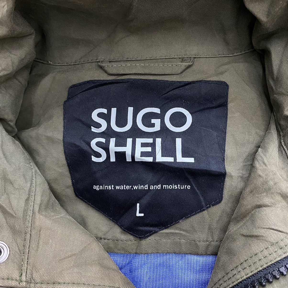 Japanese Brand SUGO SHELL Japanese Brand Multi Pockets Khaki Coat Jacket Size US L / EU 52-54 / 3 - 7 Thumbnail