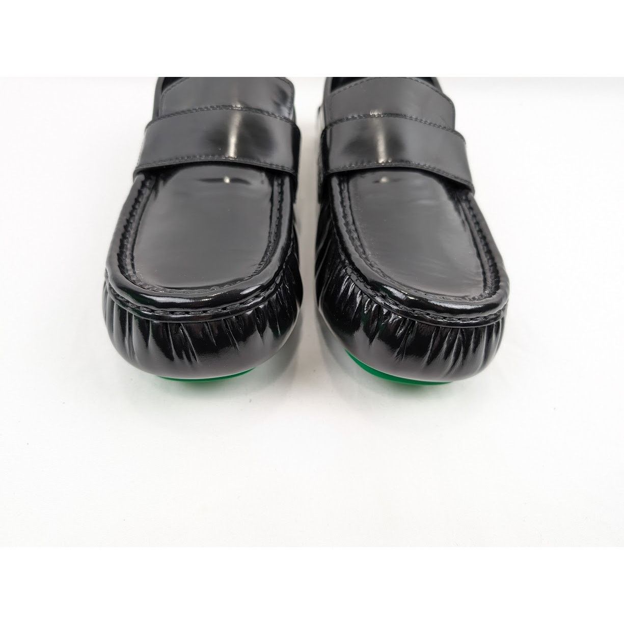 Bottega Veneta o1rshd1 Q:2 / Latex Lux Ride Loafers in Black-Parakeet Size US 8 / EU 41 - 16 Thumbnail
