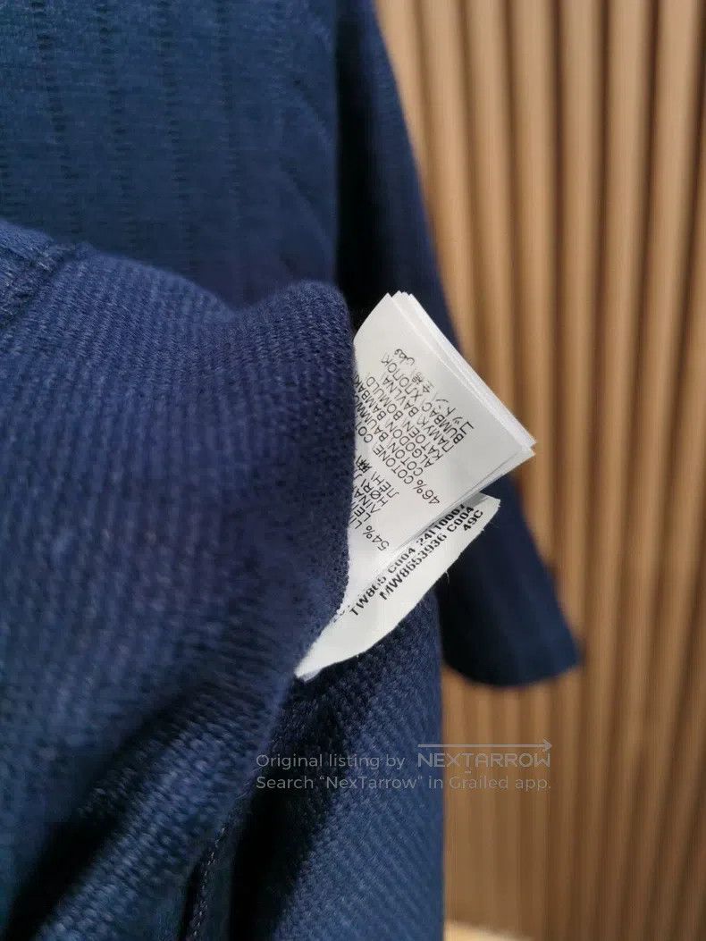 Brunello Cucinelli Brunello Cucinelli Cotton Linen Rib Knit Polo Shirt Size US S / EU 44-46 / 1 - 4 Thumbnail