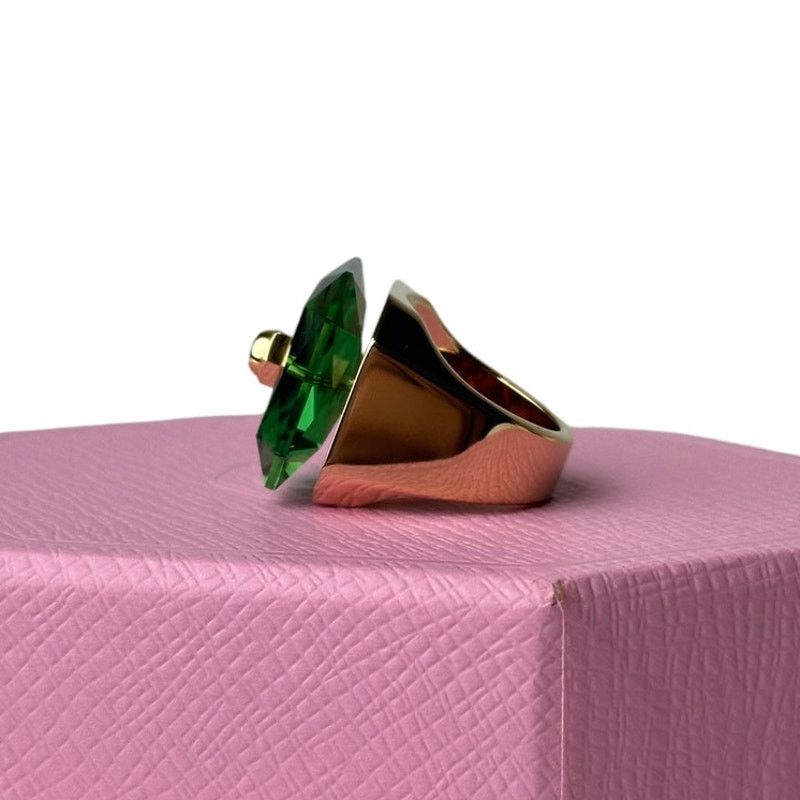 Swarovski Swarovski Numina cocktail ring Octagon cut, Green Size 9 /60 Size ONE SIZE - 8 Thumbnail