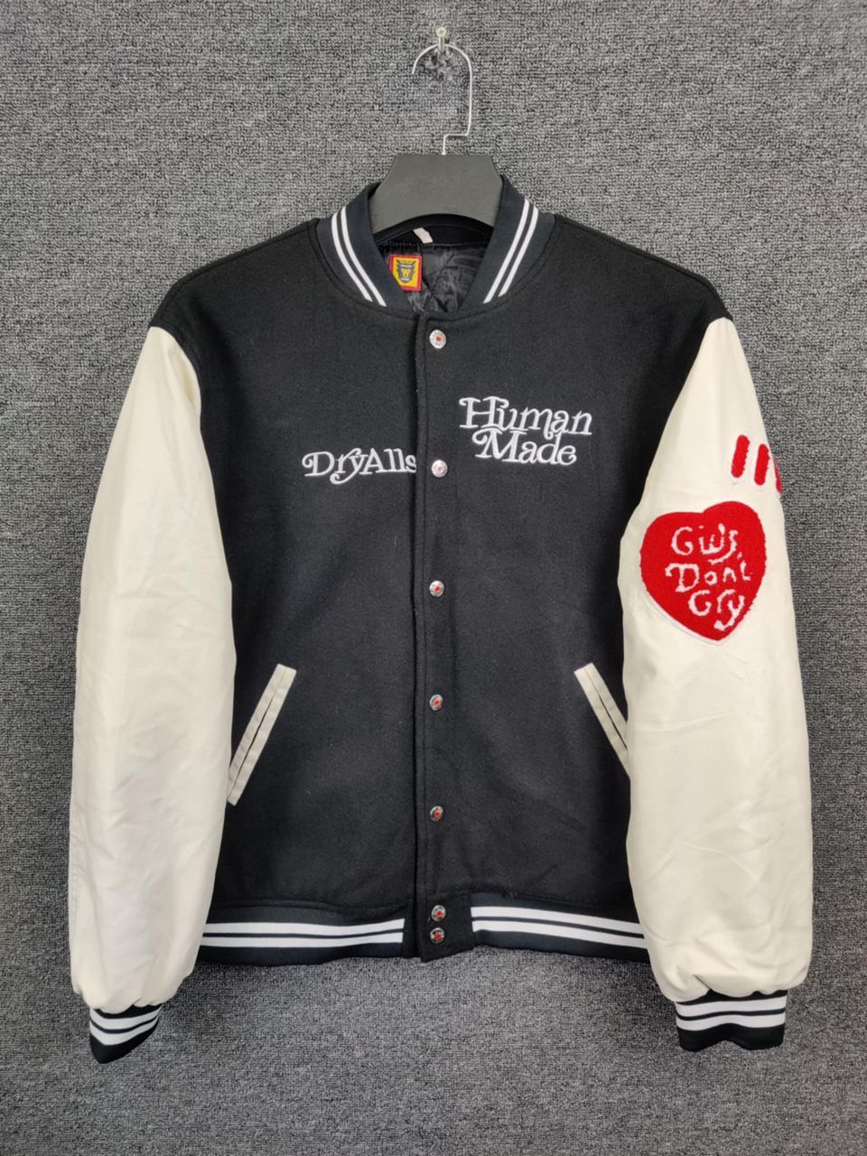 ジャケット・アウター HUMAN MADE Girls Don't Cry TRACK JACKET Human Made x Girls Don't Cry Stadium Jacket XL Green | eBay