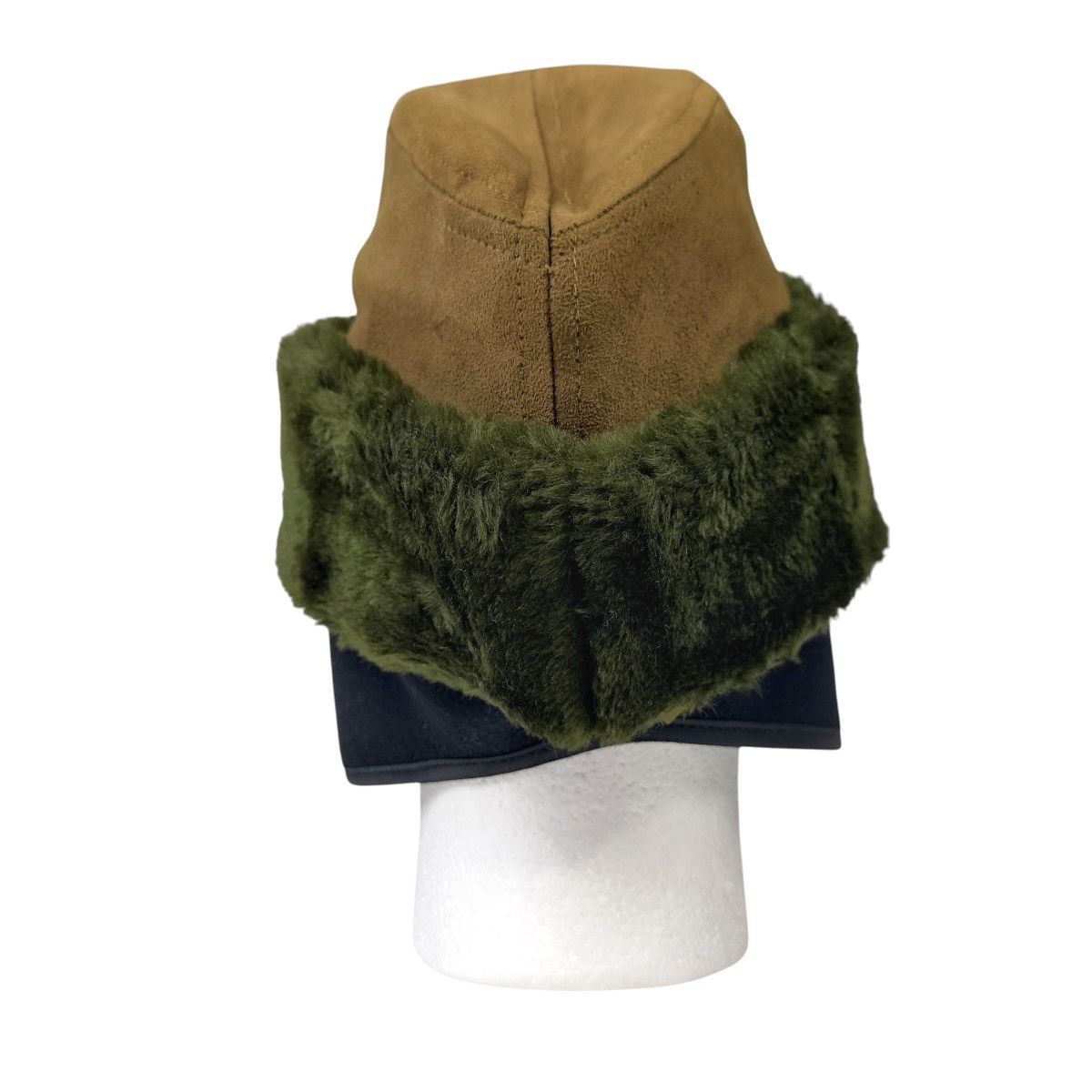 Vintage Vintage U.S. Military Cold Weather Cap Hat Faux Fur Trim Size ONE SIZE - 4 Thumbnail