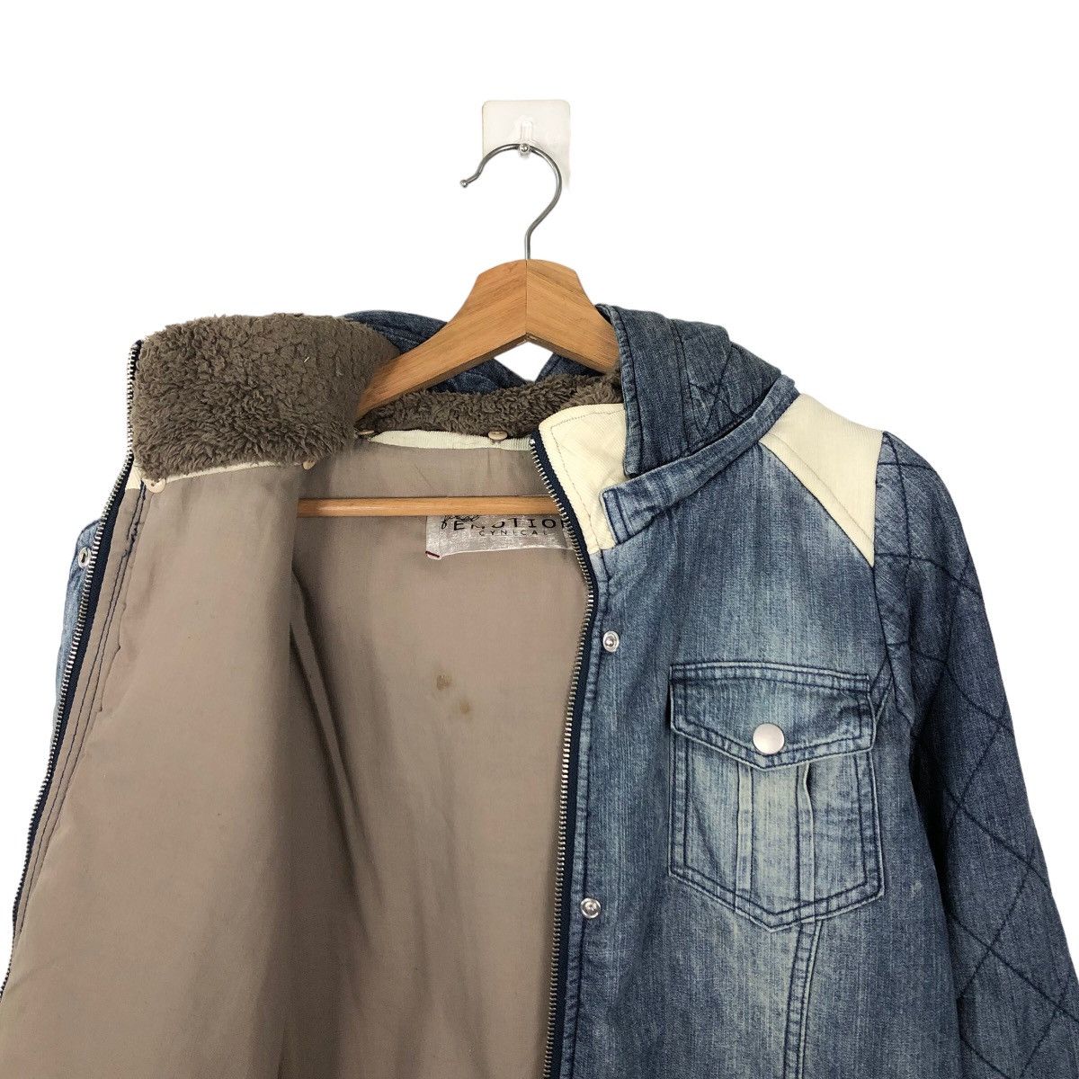 Blue Blue Japan 🔥VINTAGE DENIM JACKET EMOTION BLUE BLUE JAPAN DESIGN Size US M / EU 48-50 / 2 - 10 Thumbnail