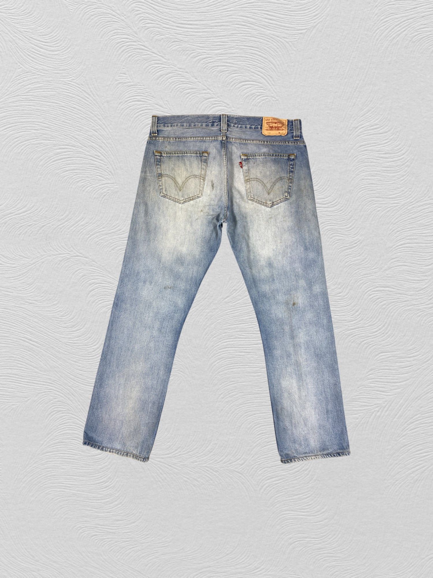 Levi's Light Blue Wash Vintage Levi's 506 37x31.5 Denim -JN1435 Size US 37 - 2 Thumbnail