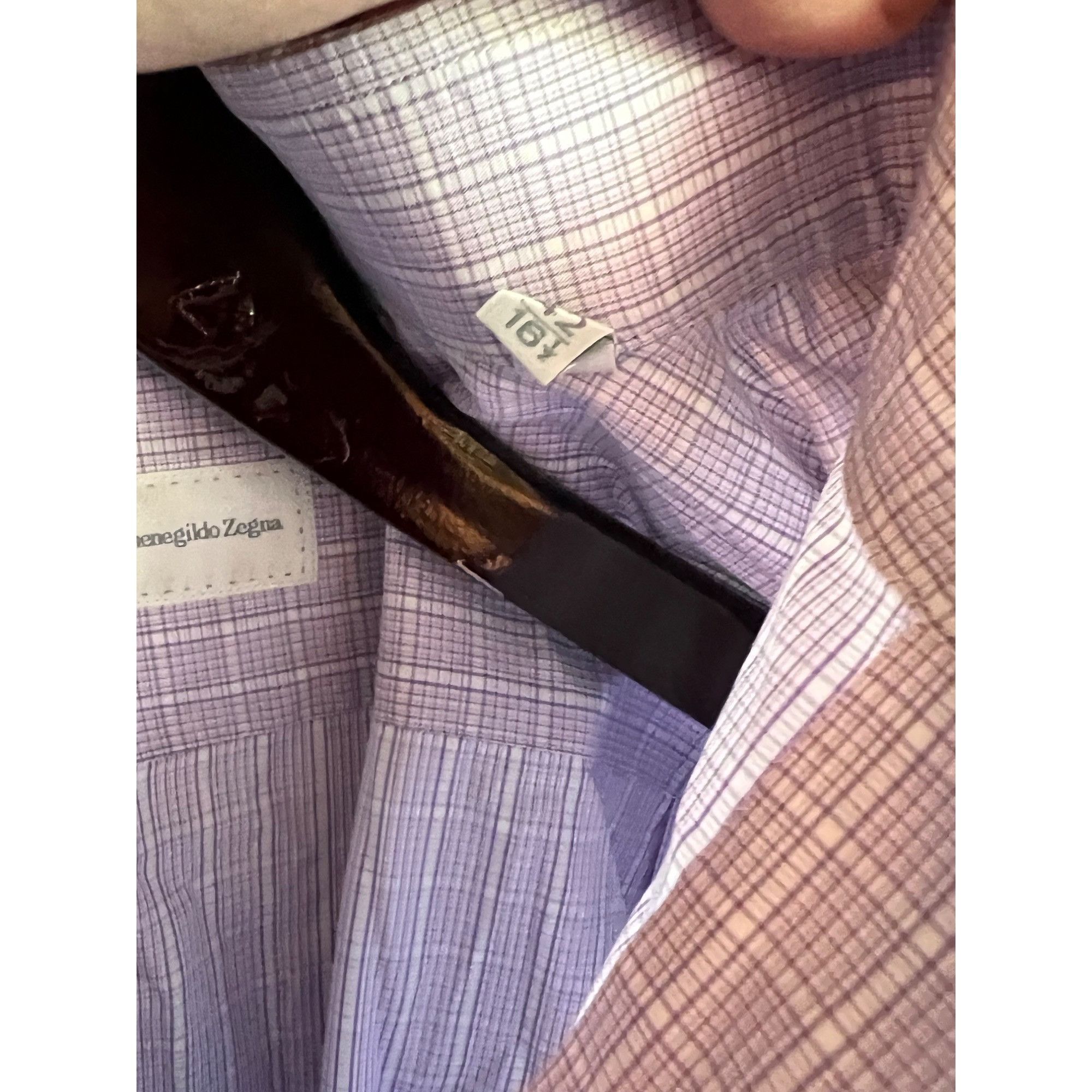 Ermenegildo Zegna Ermenegildo Zenga Long Sleeve Button Up Shirt - Size 16.5 Size US L / EU 52-54 / 3 - 4 Thumbnail