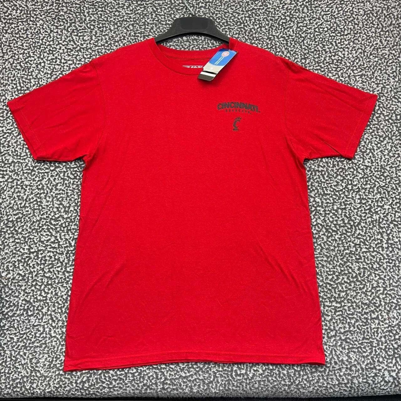 Adidas Cincinnati Bearcats Shirt Men Adidas Short Sleeve Cotton L Size US L / EU 52-54 / 3 - 1 Thumbnail