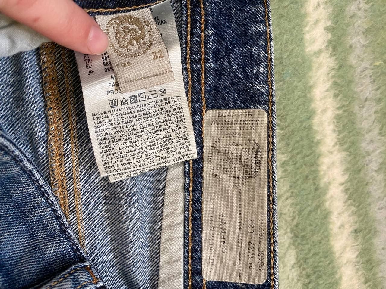 Diesel Diesel Iakop Denim Jeans Size US 32 / EU 48 - 2 Thumbnail